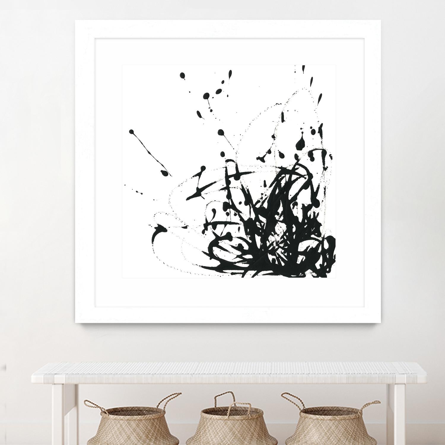 Onyx Expression II by June Erica Vess on GIANT ART - black abstract
