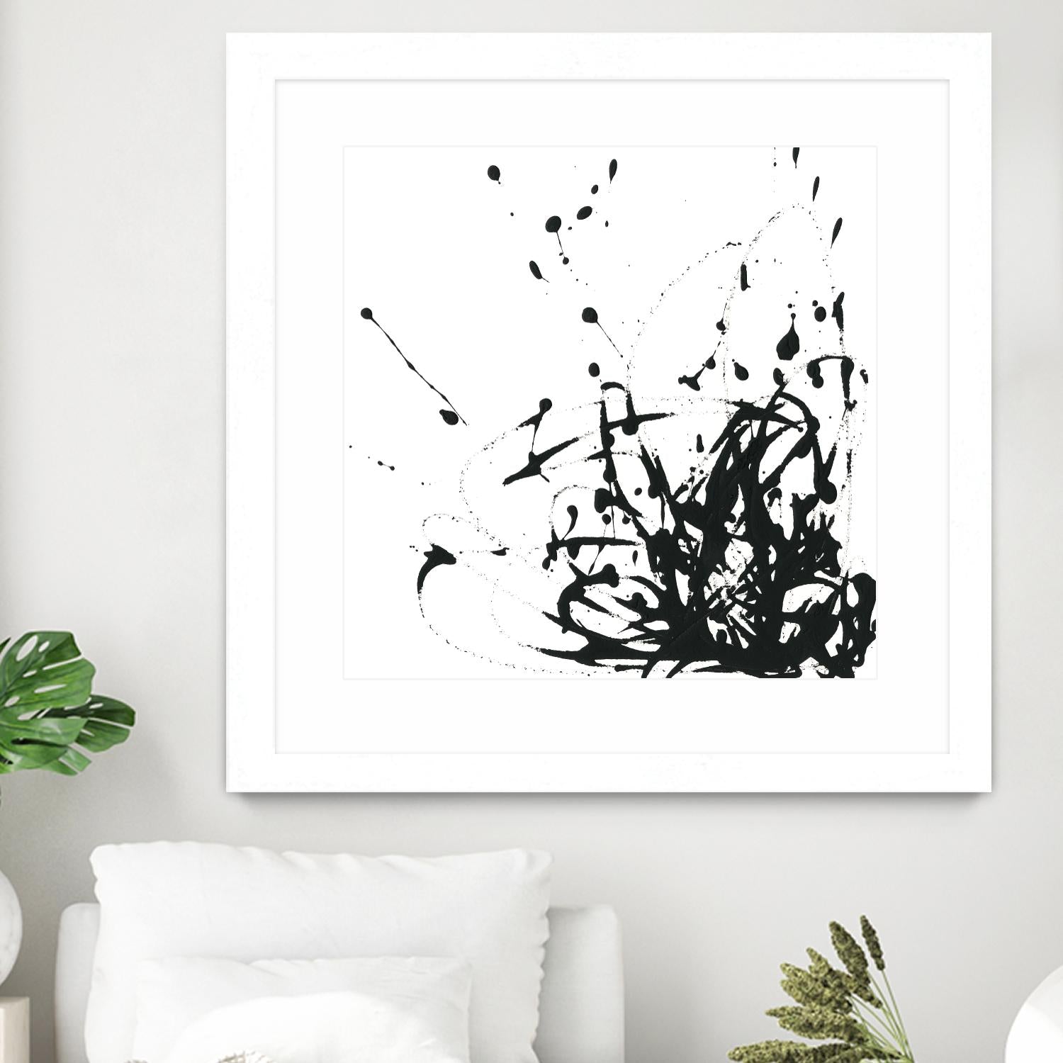 Onyx Expression II by June Erica Vess on GIANT ART - black abstract