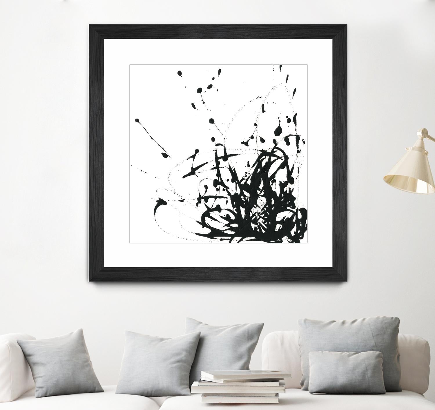 Onyx Expression II by June Erica Vess on GIANT ART - black abstract
