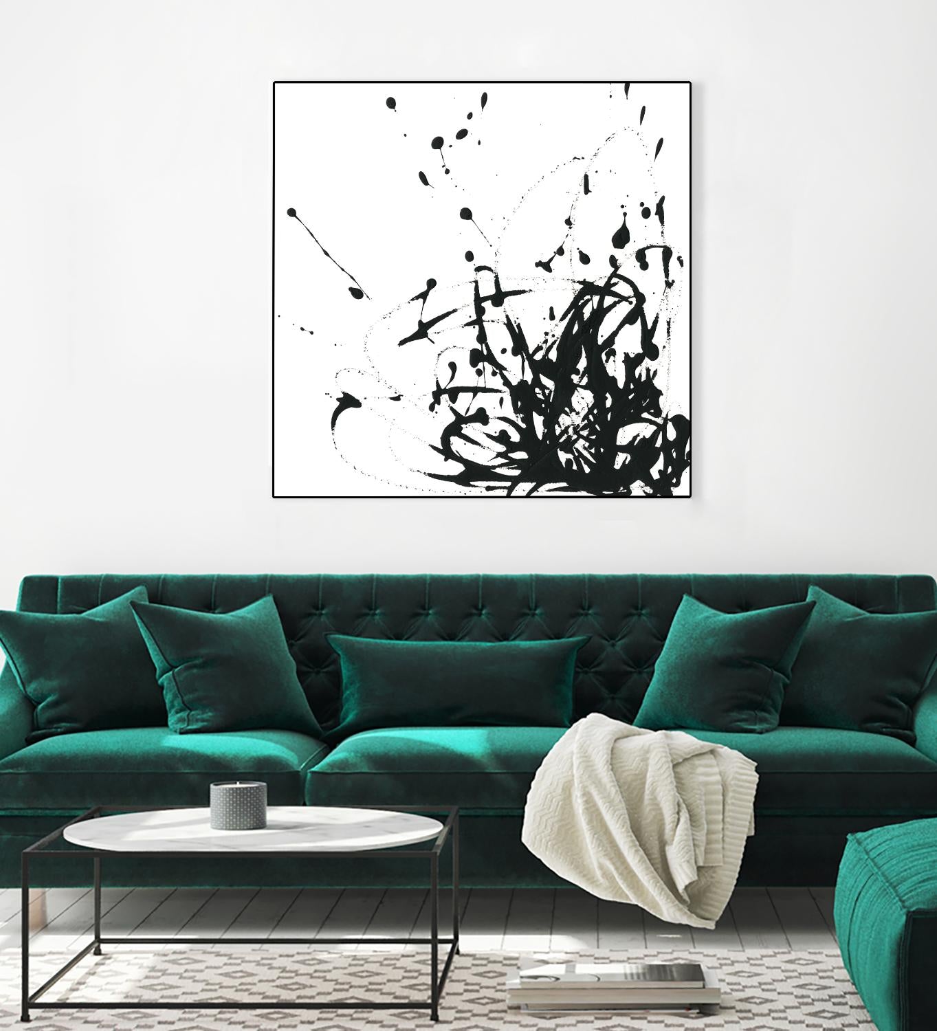 Onyx Expression II by June Erica Vess on GIANT ART - black abstract