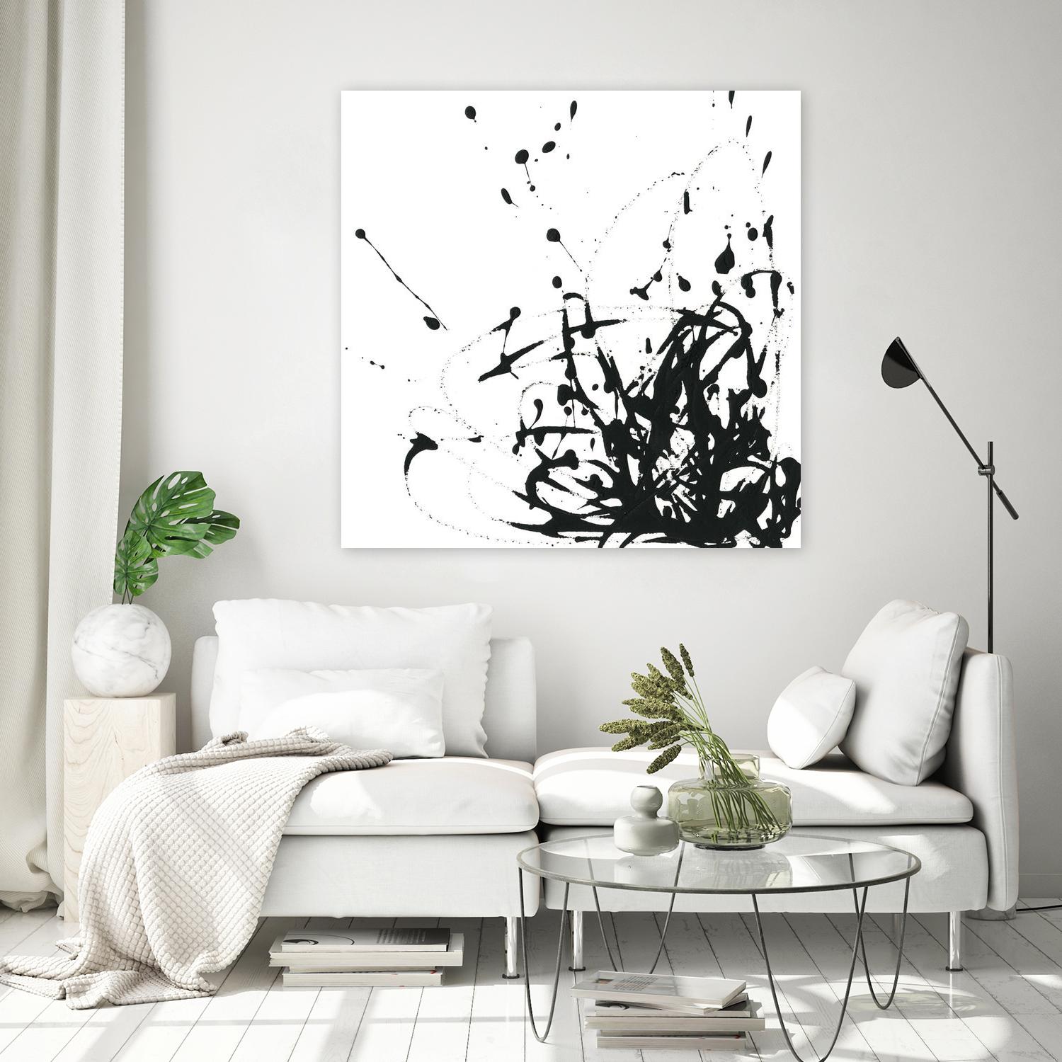 Onyx Expression II by June Erica Vess on GIANT ART - black abstract