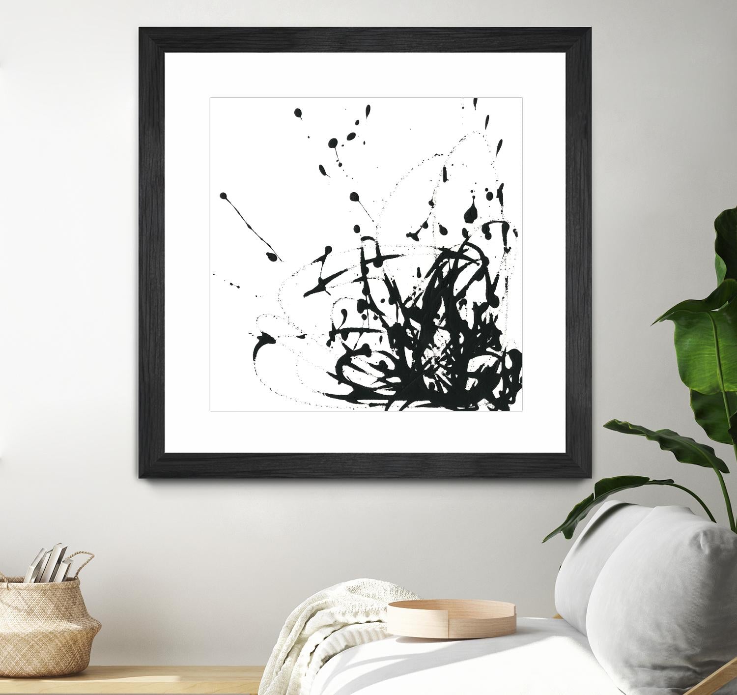 Onyx Expression II by June Erica Vess on GIANT ART - black abstract