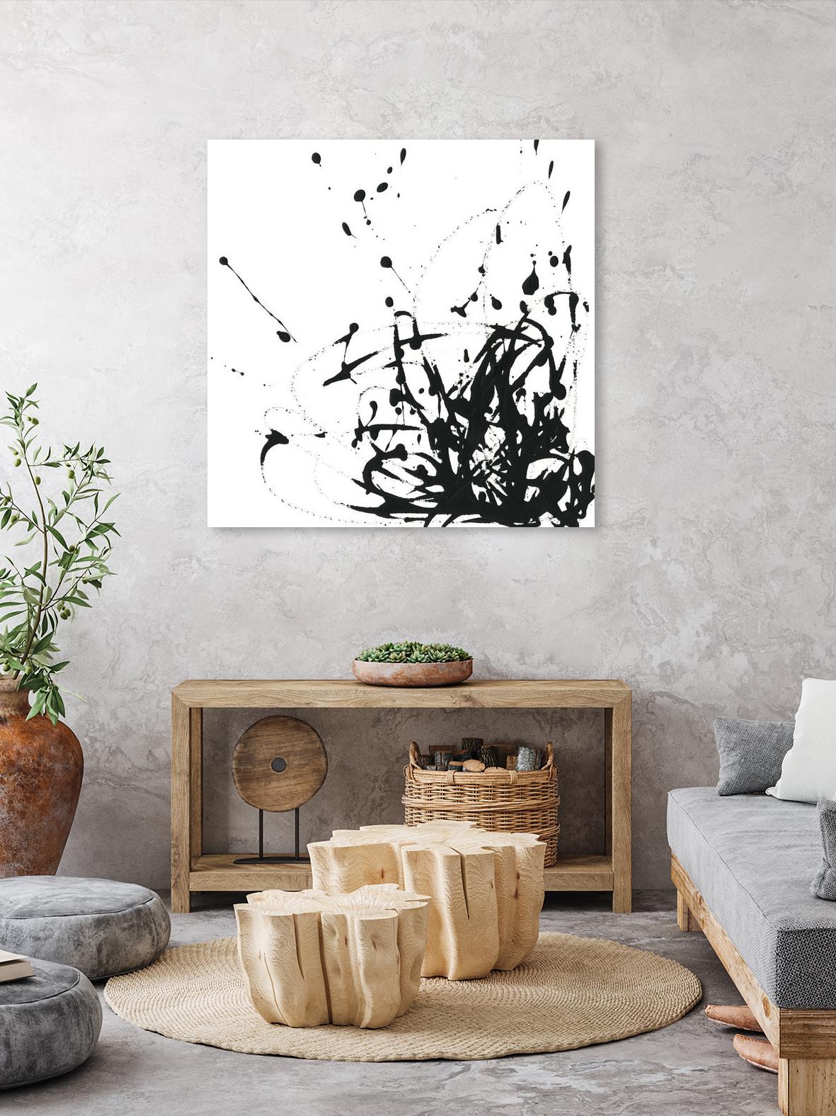 Onyx Expression II by June Erica Vess on GIANT ART - black abstract