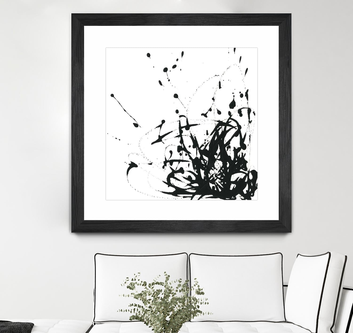 Onyx Expression II by June Erica Vess on GIANT ART - black abstract