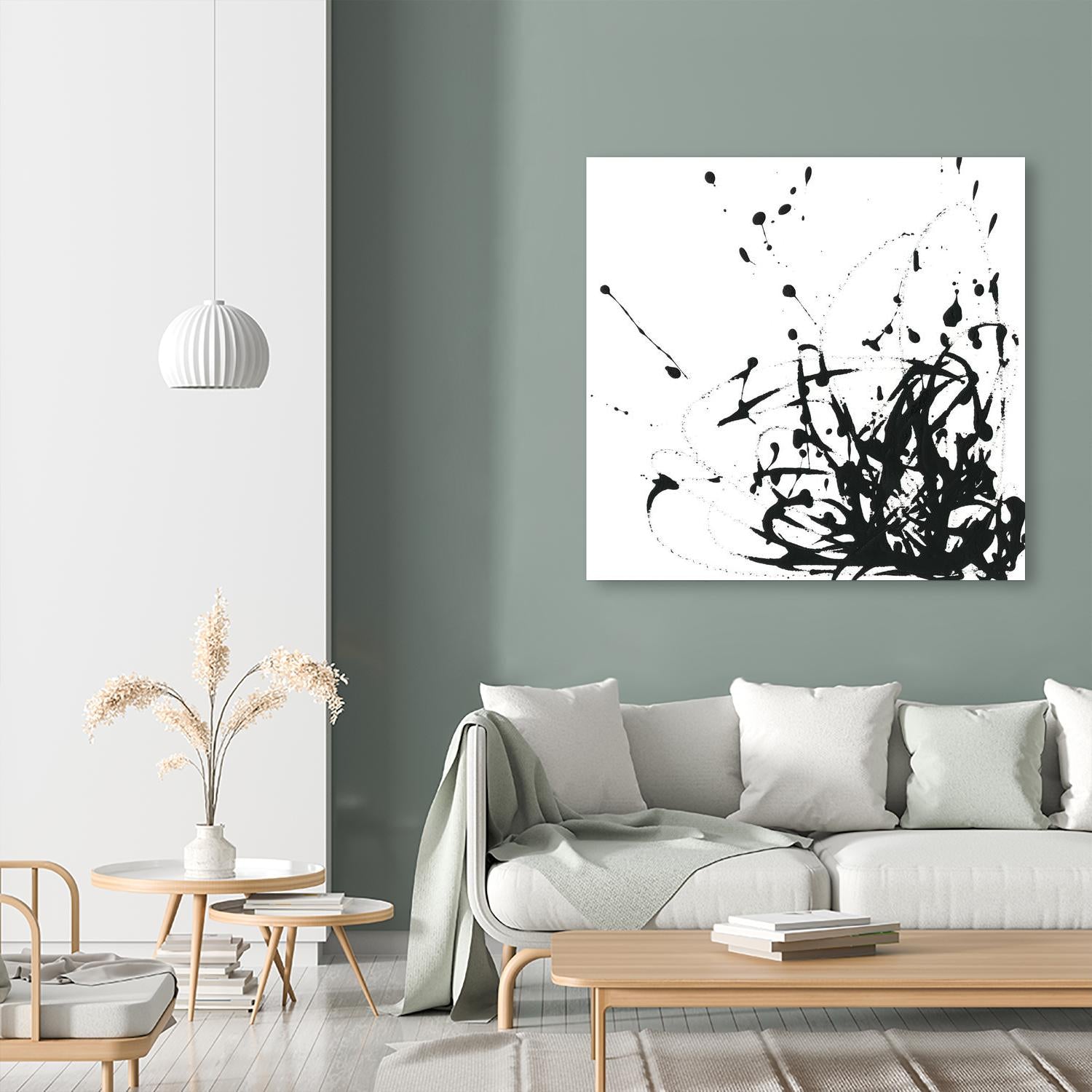 Onyx Expression II by June Erica Vess on GIANT ART - black abstract