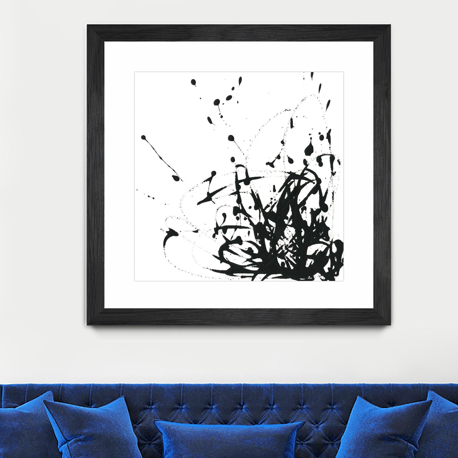 Onyx Expression II by June Erica Vess on GIANT ART - black abstract