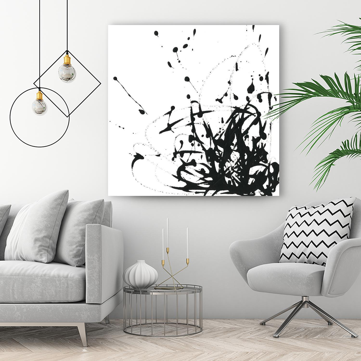 Onyx Expression II by June Erica Vess on GIANT ART - black abstract