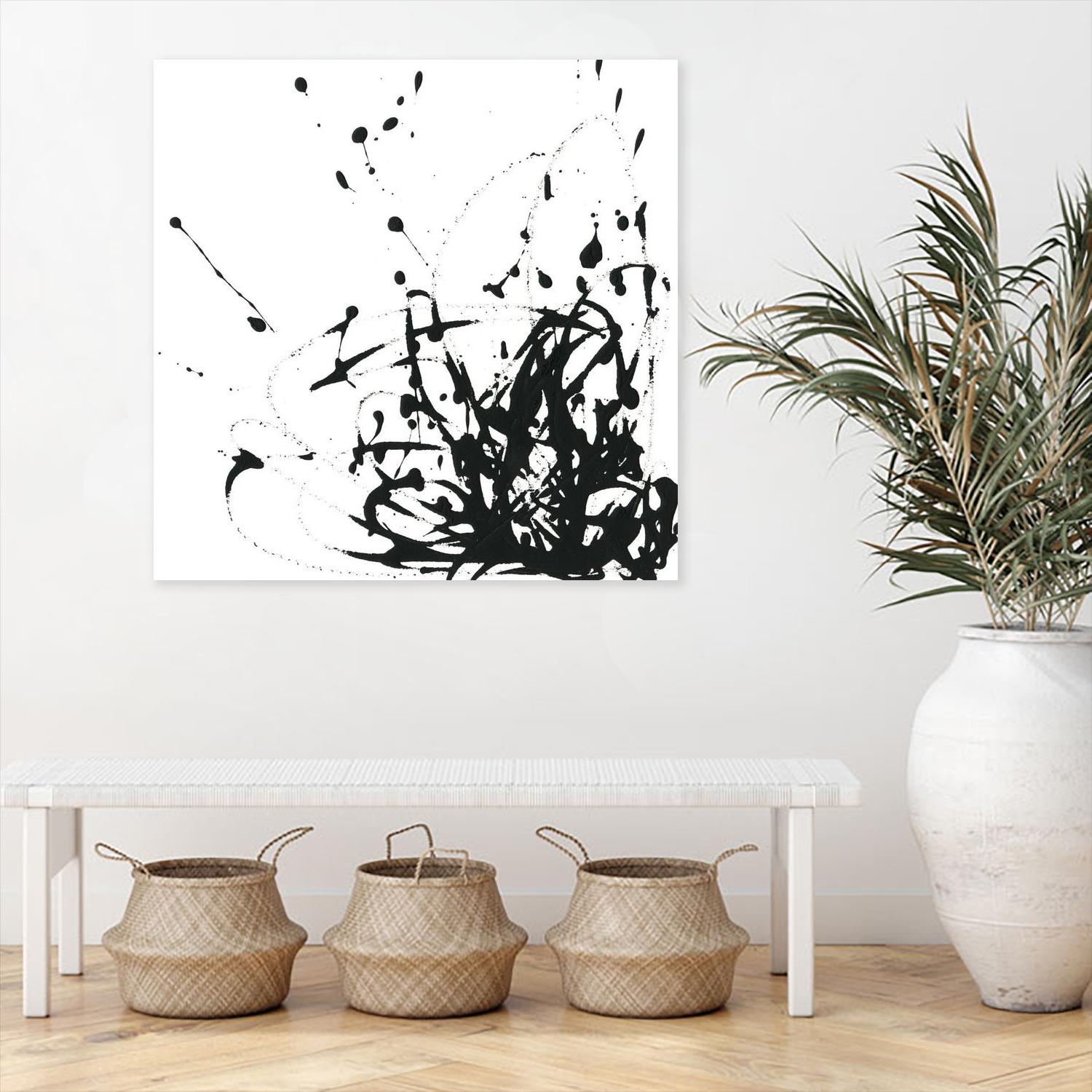 Onyx Expression II by June Erica Vess on GIANT ART - black abstract