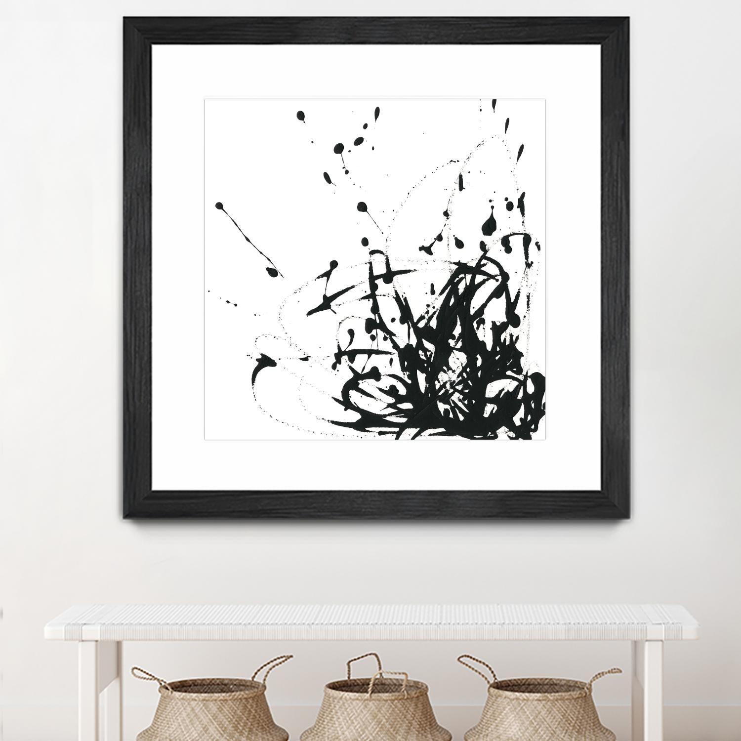 Onyx Expression II by June Erica Vess on GIANT ART - black abstract