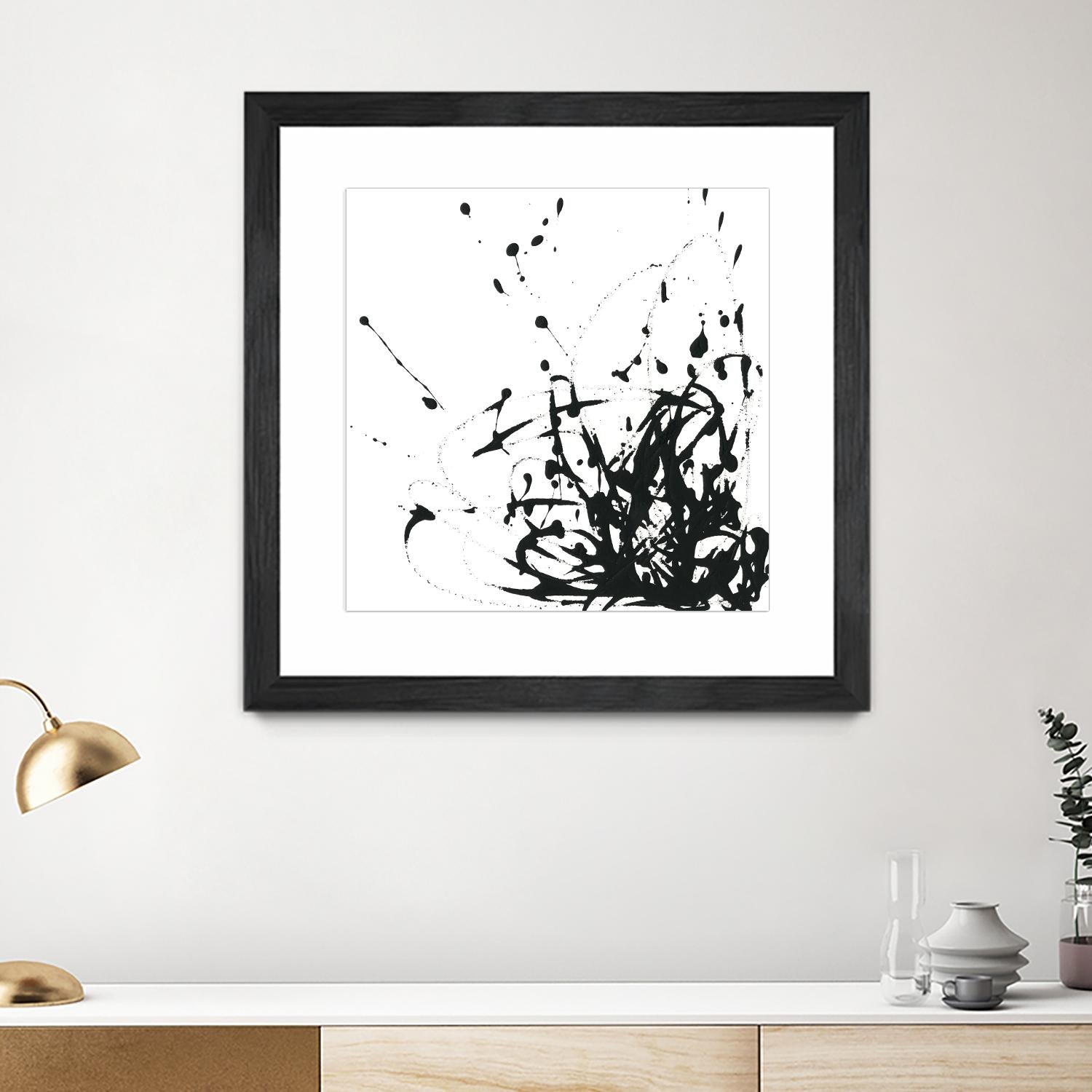 Onyx Expression II by June Erica Vess on GIANT ART - black abstract