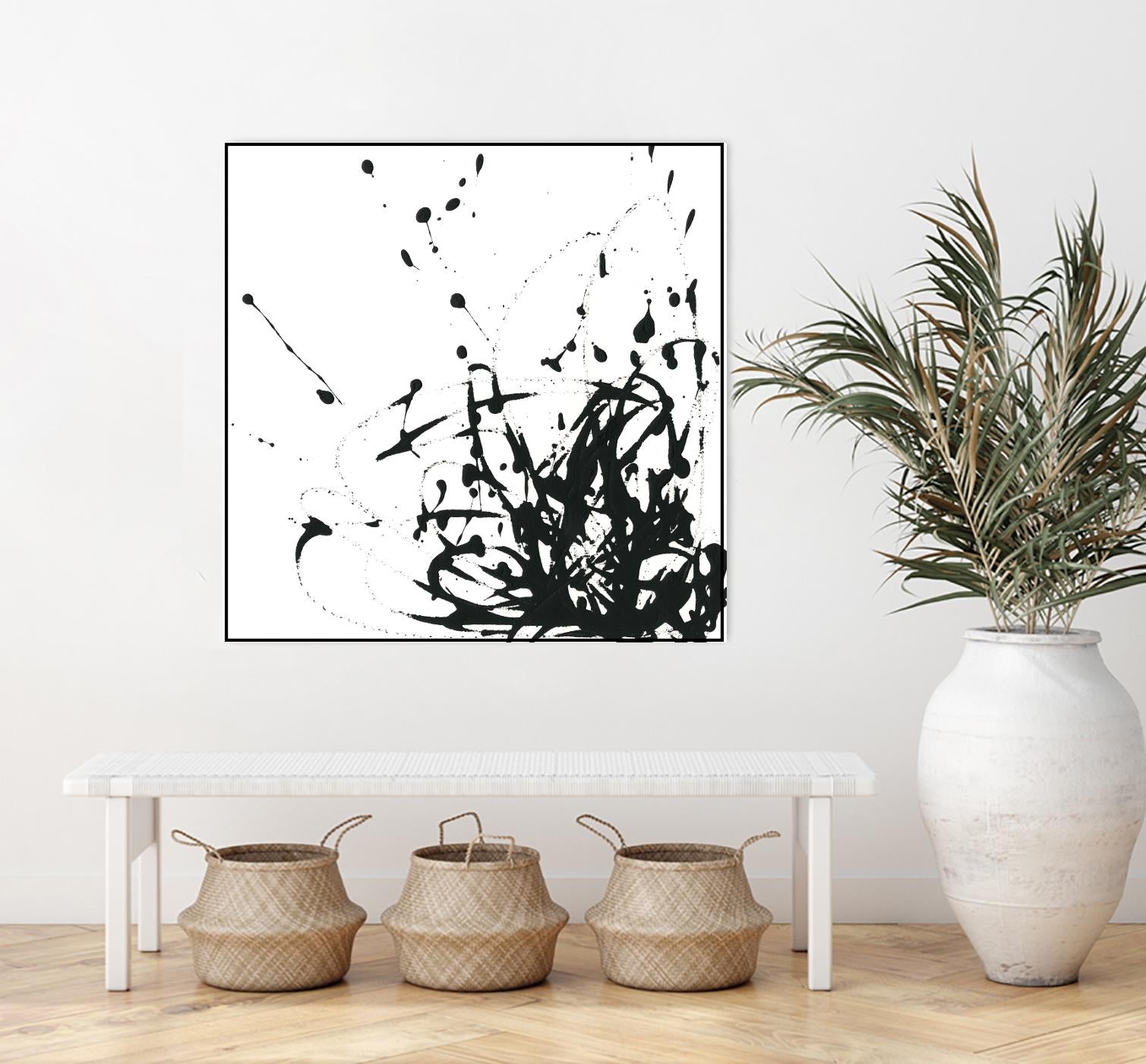Onyx Expression II by June Erica Vess on GIANT ART - black abstract