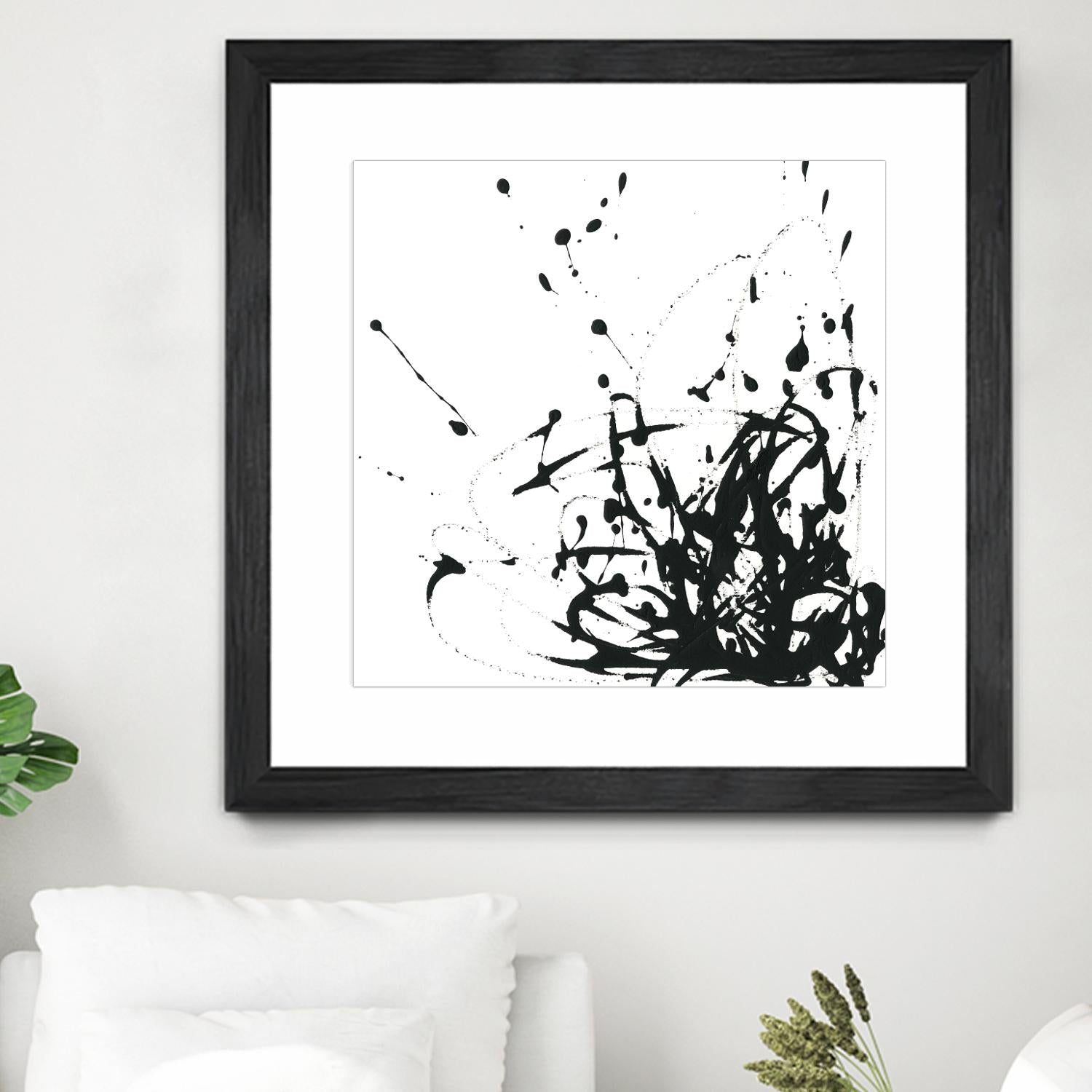 Onyx Expression II by June Erica Vess on GIANT ART - black abstract