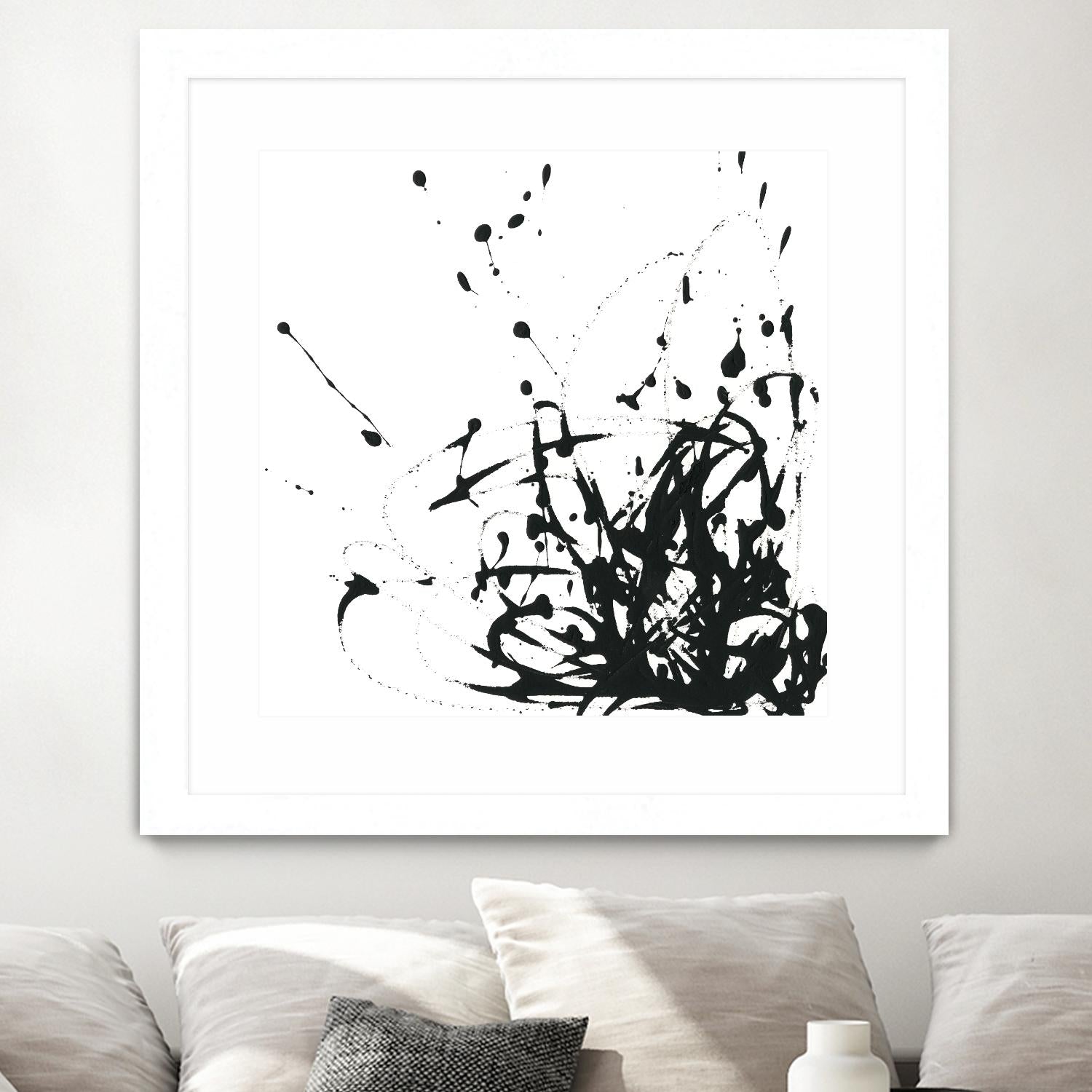 Onyx Expression II by June Erica Vess on GIANT ART - black abstract
