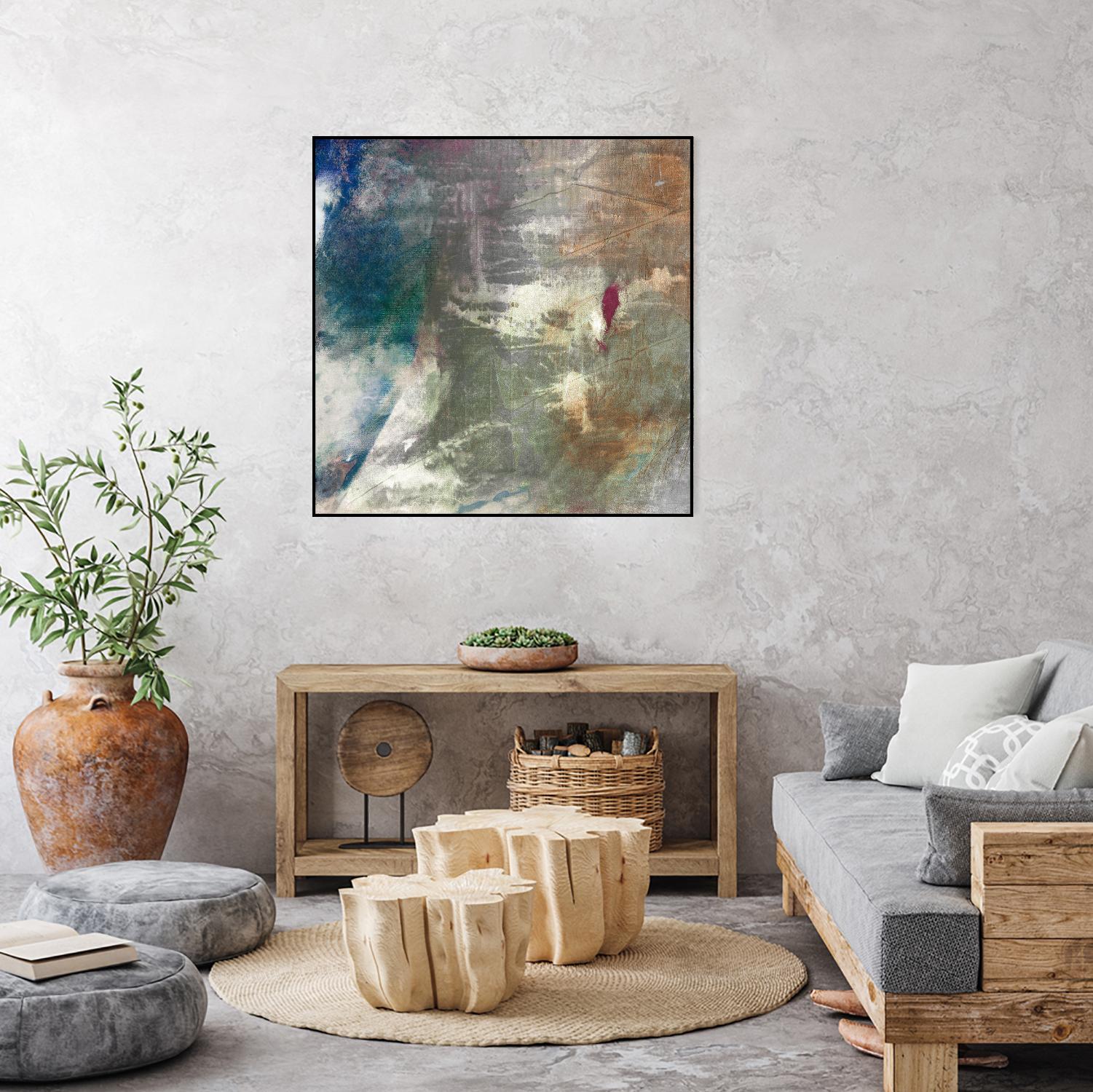 Mod Abstract I by Sisa Jasper on GIANT ART - blue abstract