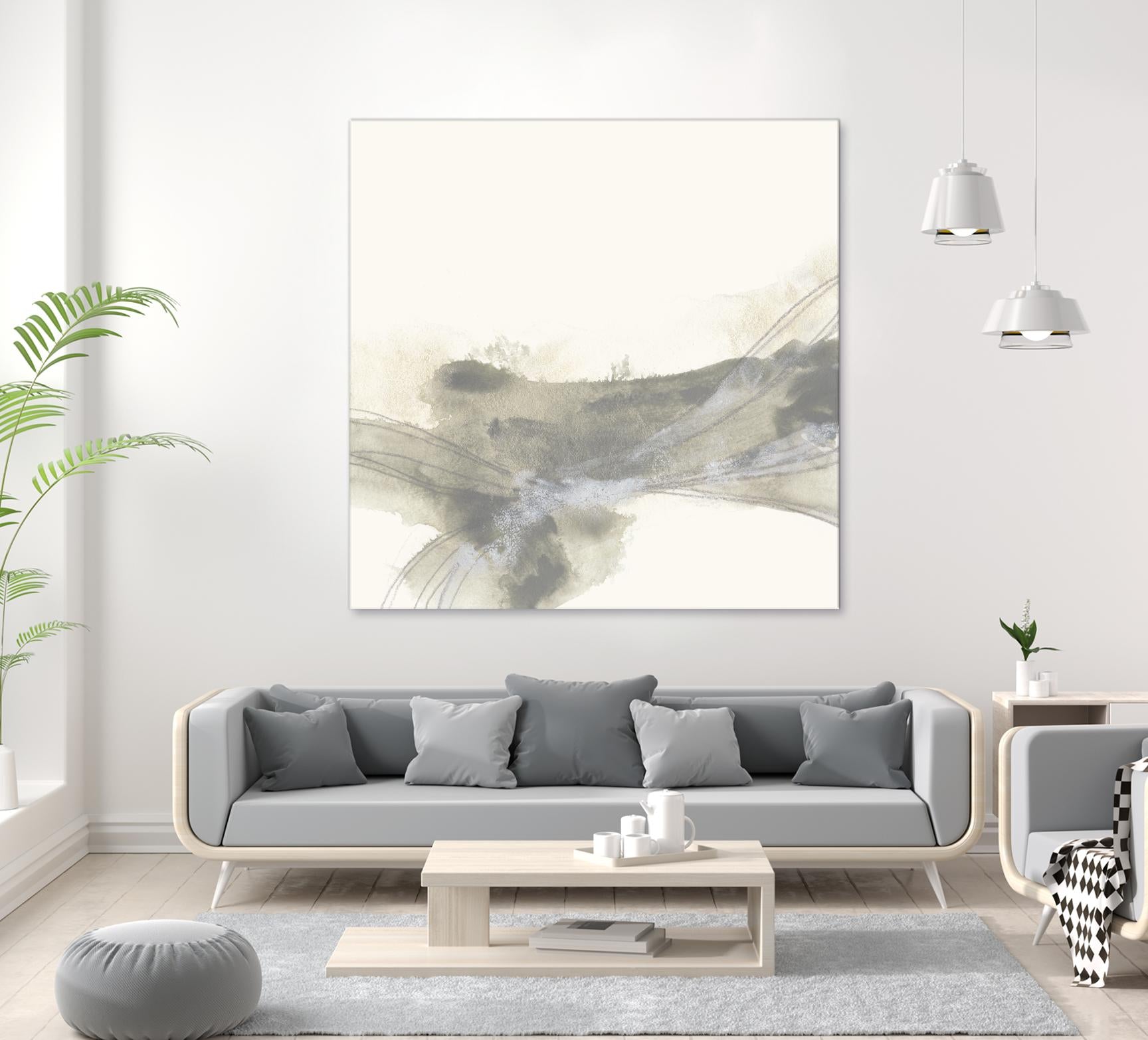 Vapor II by June Erica Vess on GIANT ART - brown abstract