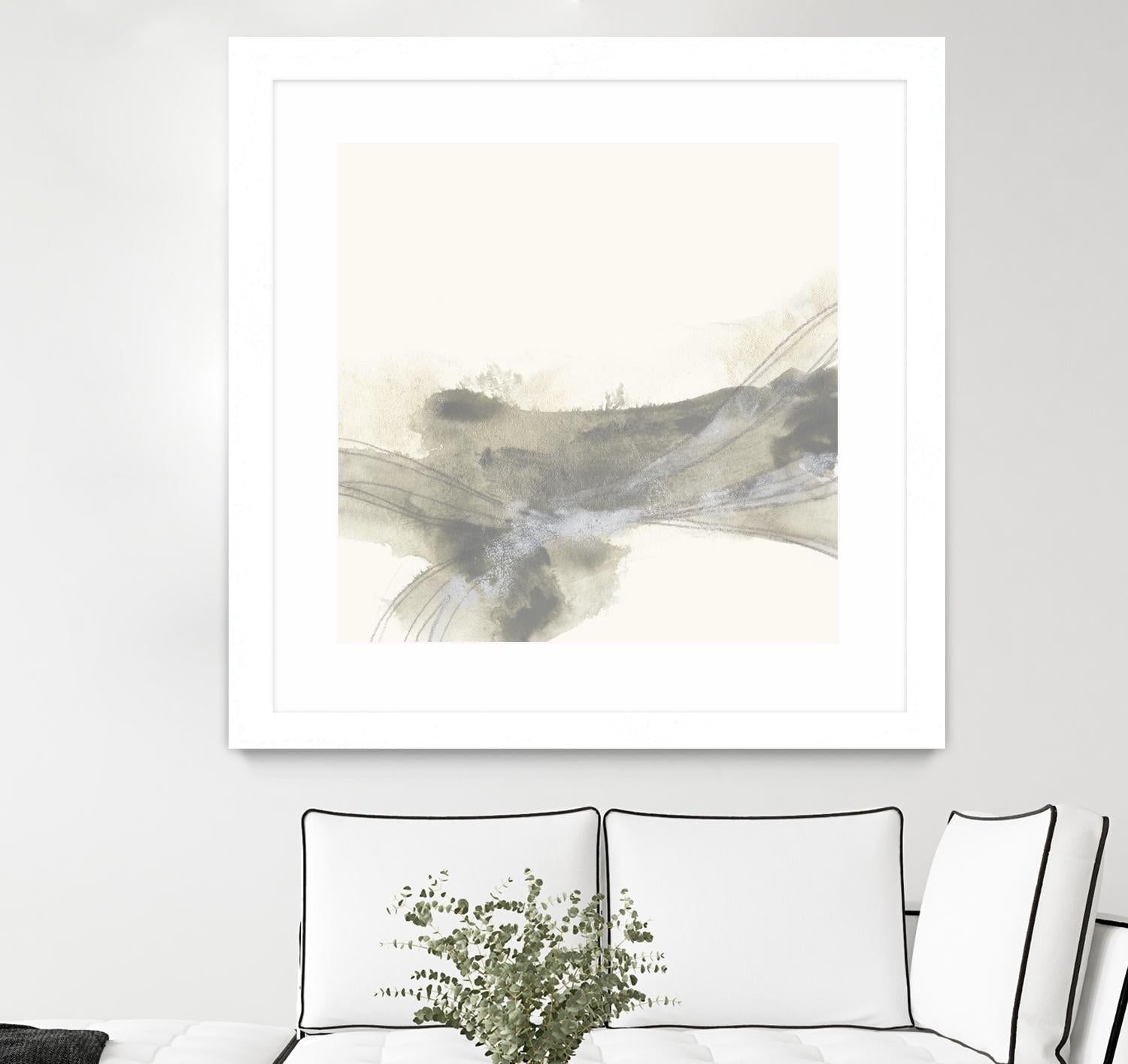 Vapor II by June Erica Vess on GIANT ART - brown abstract