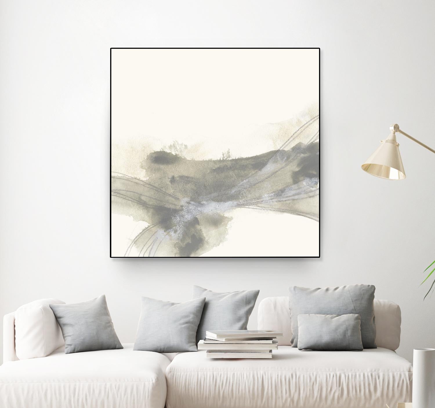 Vapor II by June Erica Vess on GIANT ART - brown abstract