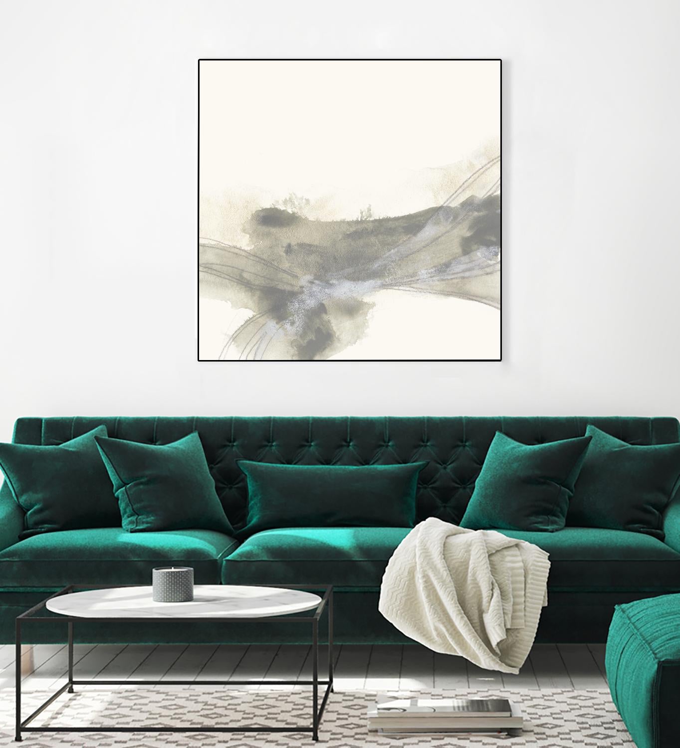 Vapor II by June Erica Vess on GIANT ART - brown abstract