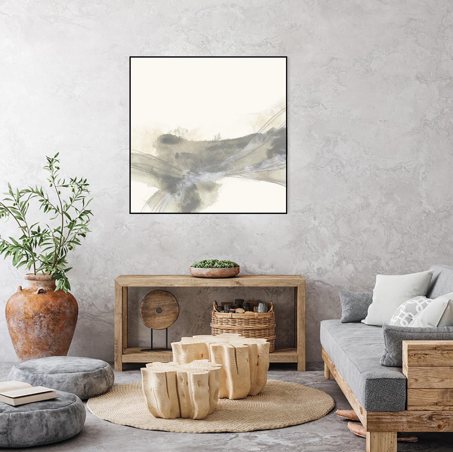 Vapor II by June Erica Vess on GIANT ART - brown abstract