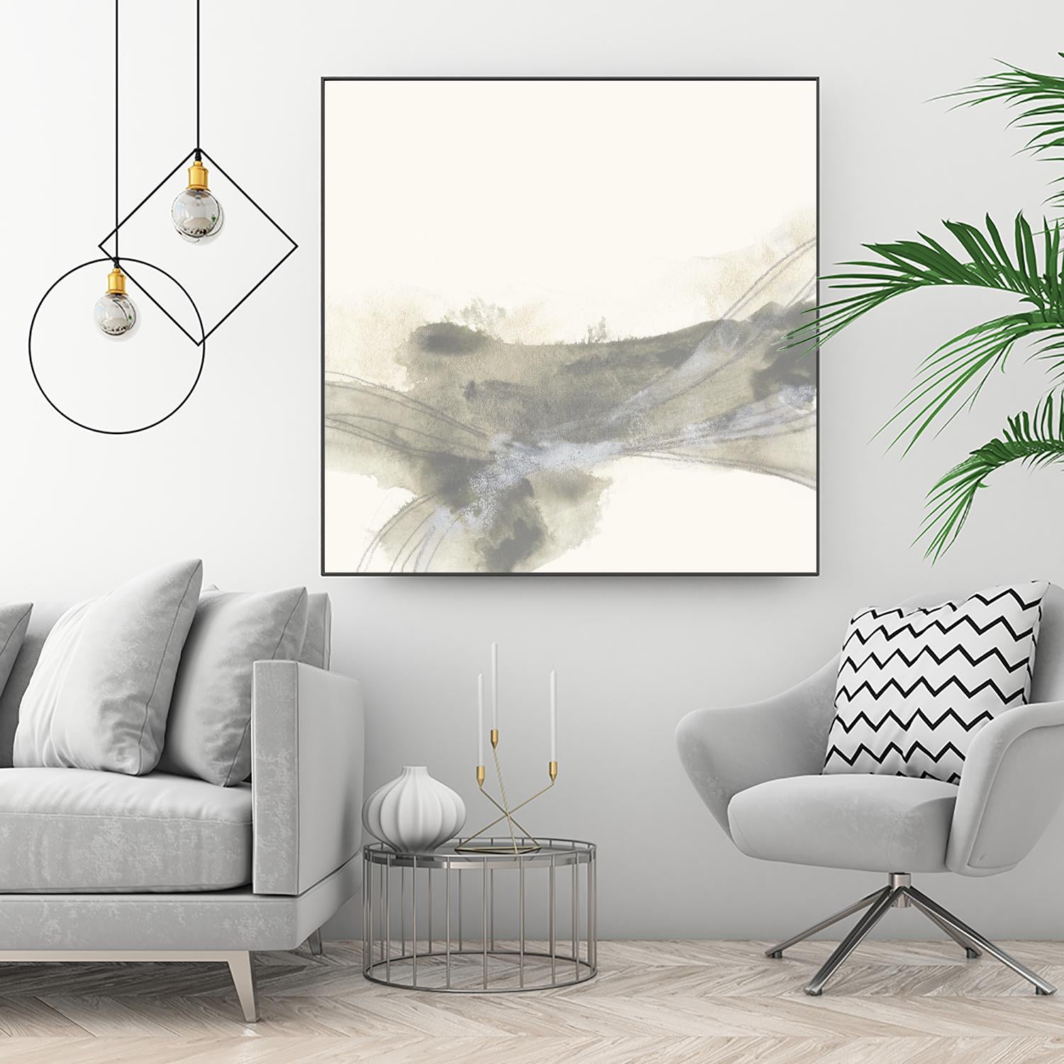 Vapor II by June Erica Vess on GIANT ART - brown abstract