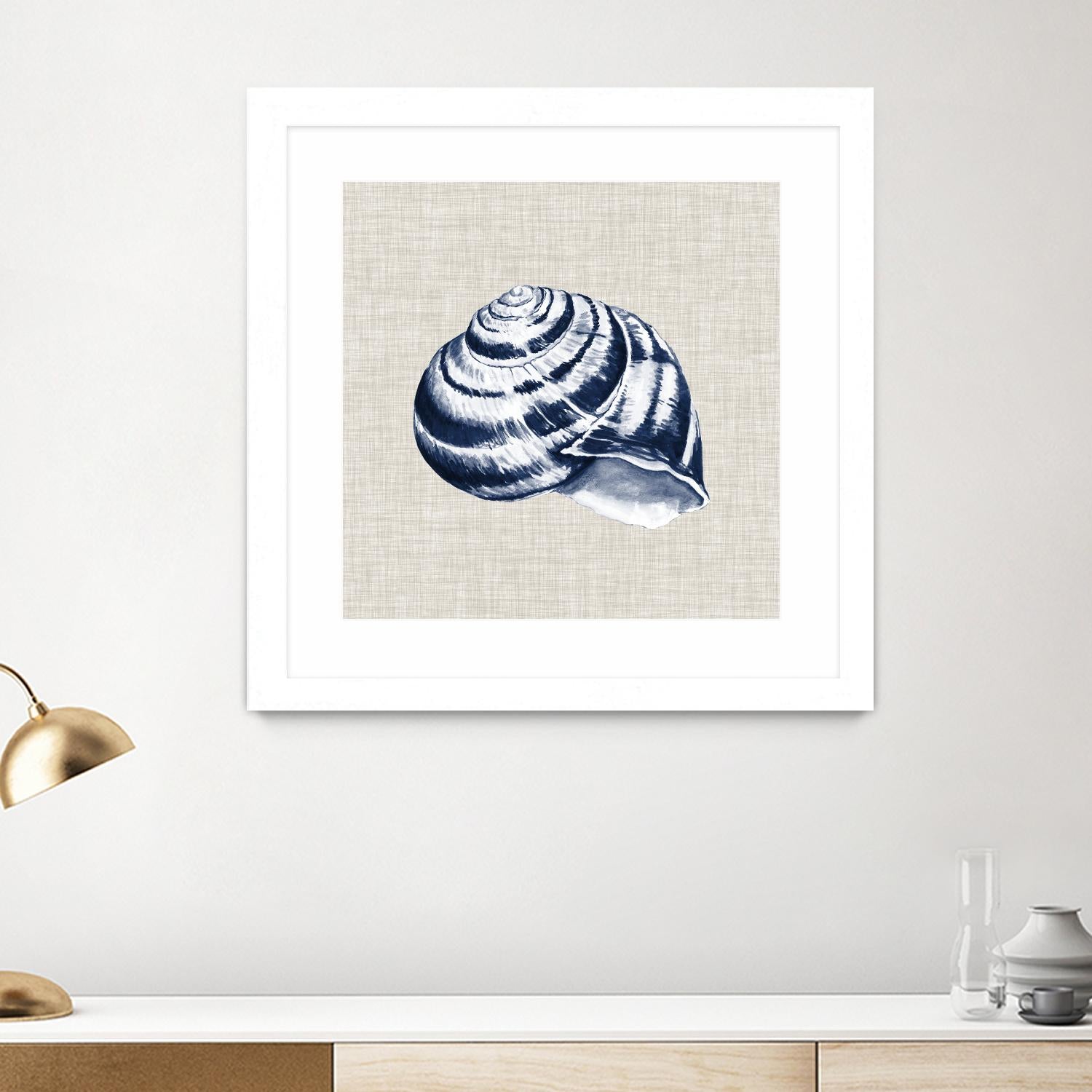 Ocean Memento I by Vision Studio on GIANT ART - blue tropical