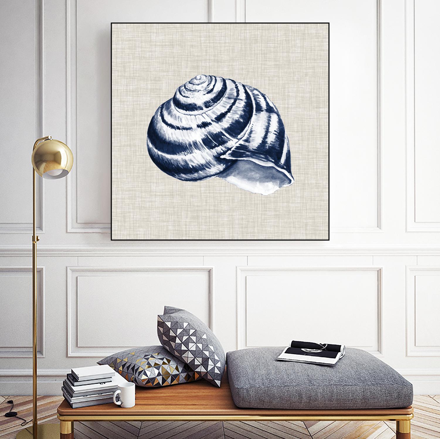 Ocean Memento I by Vision Studio on GIANT ART - blue tropical