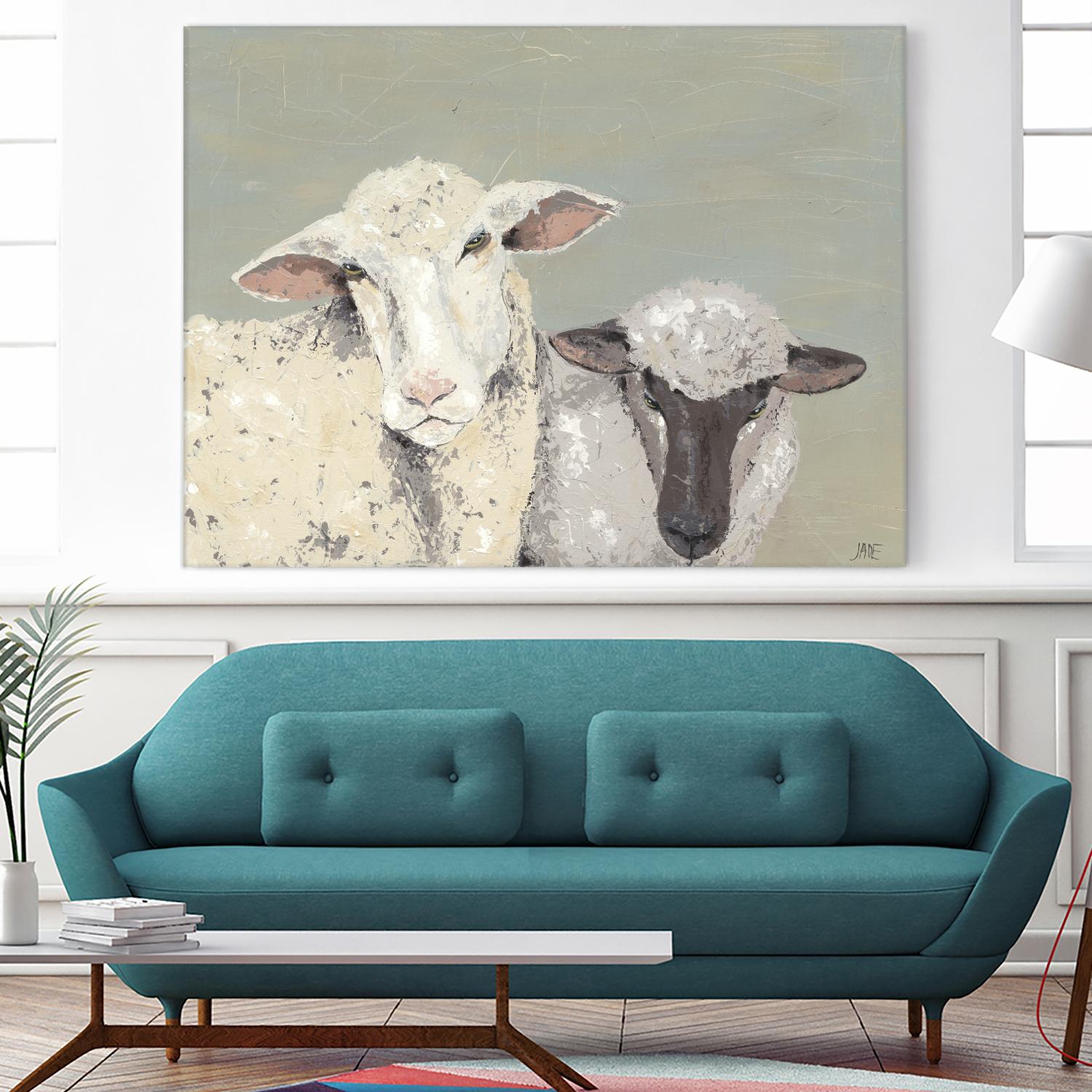 Sweet Lambs I by Jade Reynolds on GIANT ART - animals