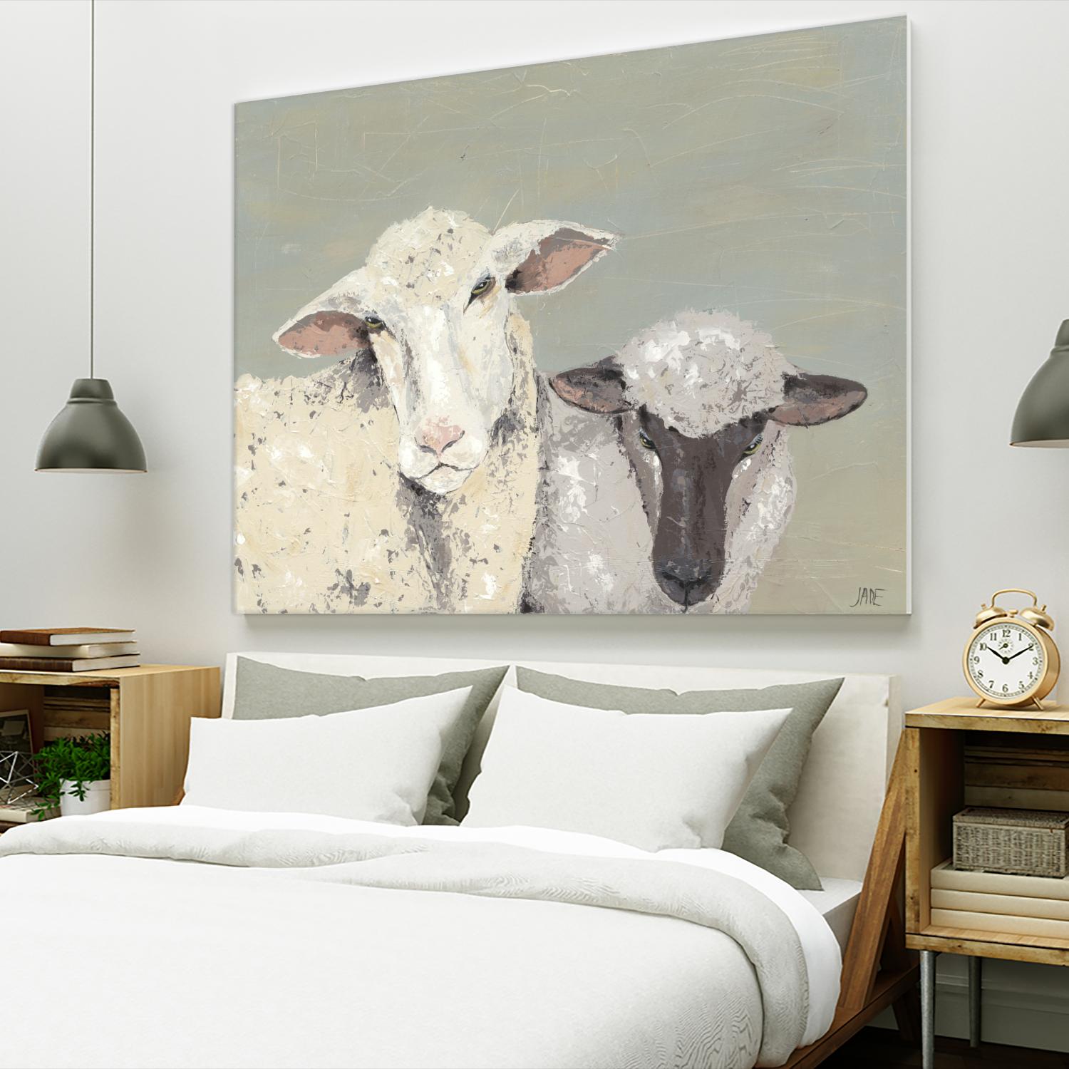 Sweet Lambs I by Jade Reynolds on GIANT ART - animals
