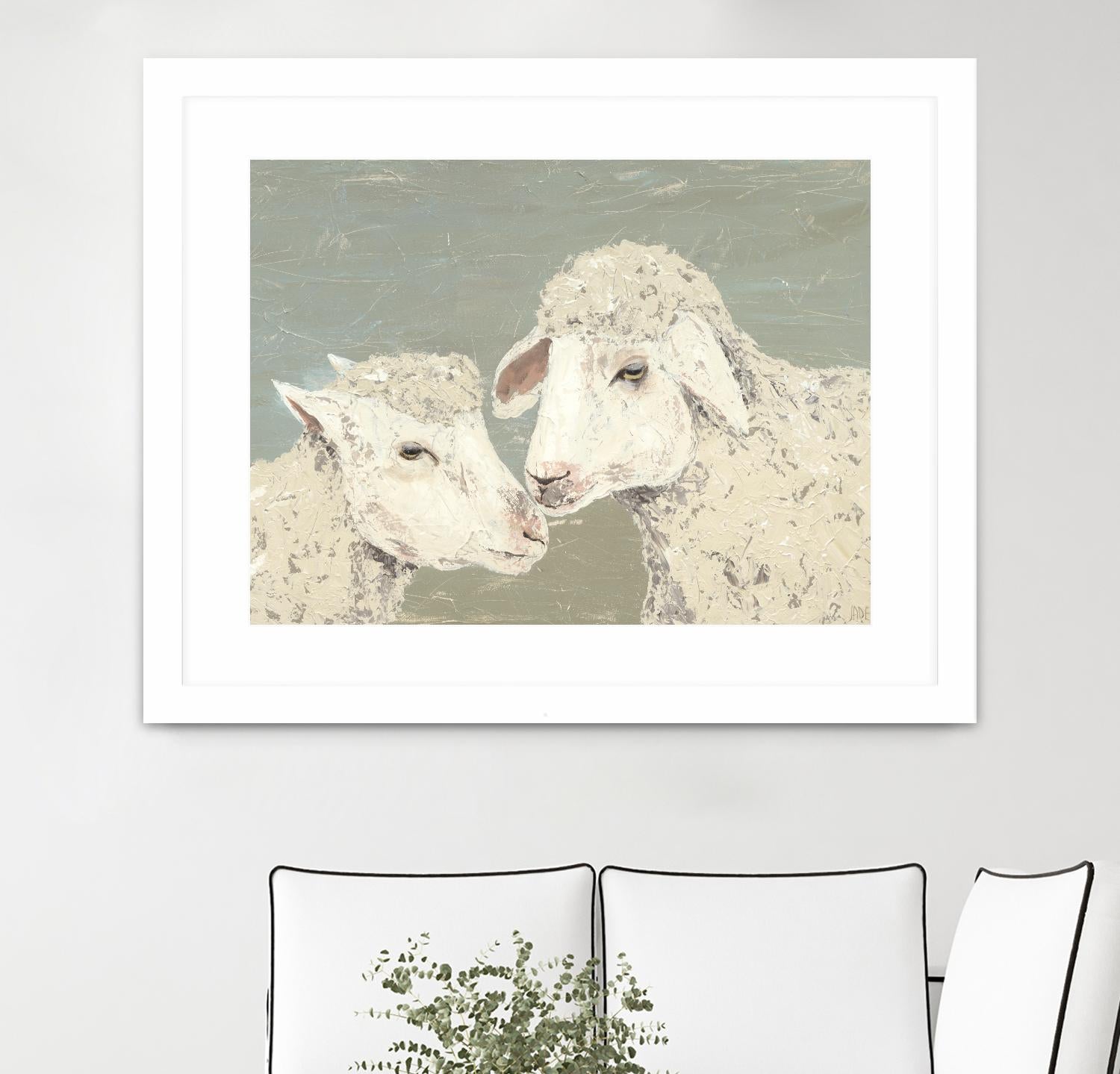 Sweet Lambs II by Jade Reynolds on GIANT ART - animals