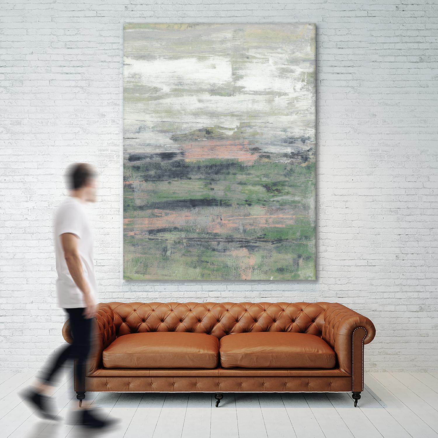 Paynes Blush II by Jennifer Goldberger on GIANT ART - abstract