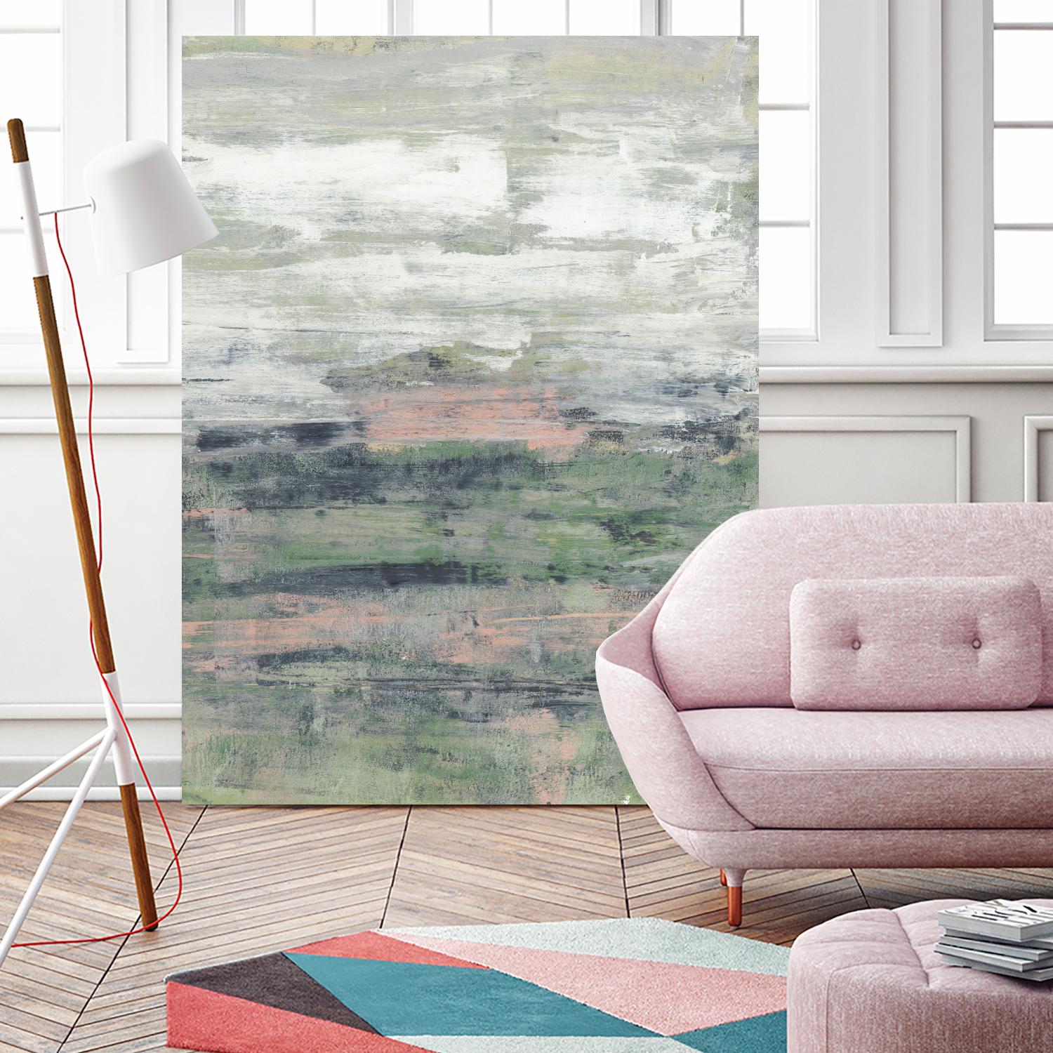 Paynes Blush II by Jennifer Goldberger on GIANT ART - abstract