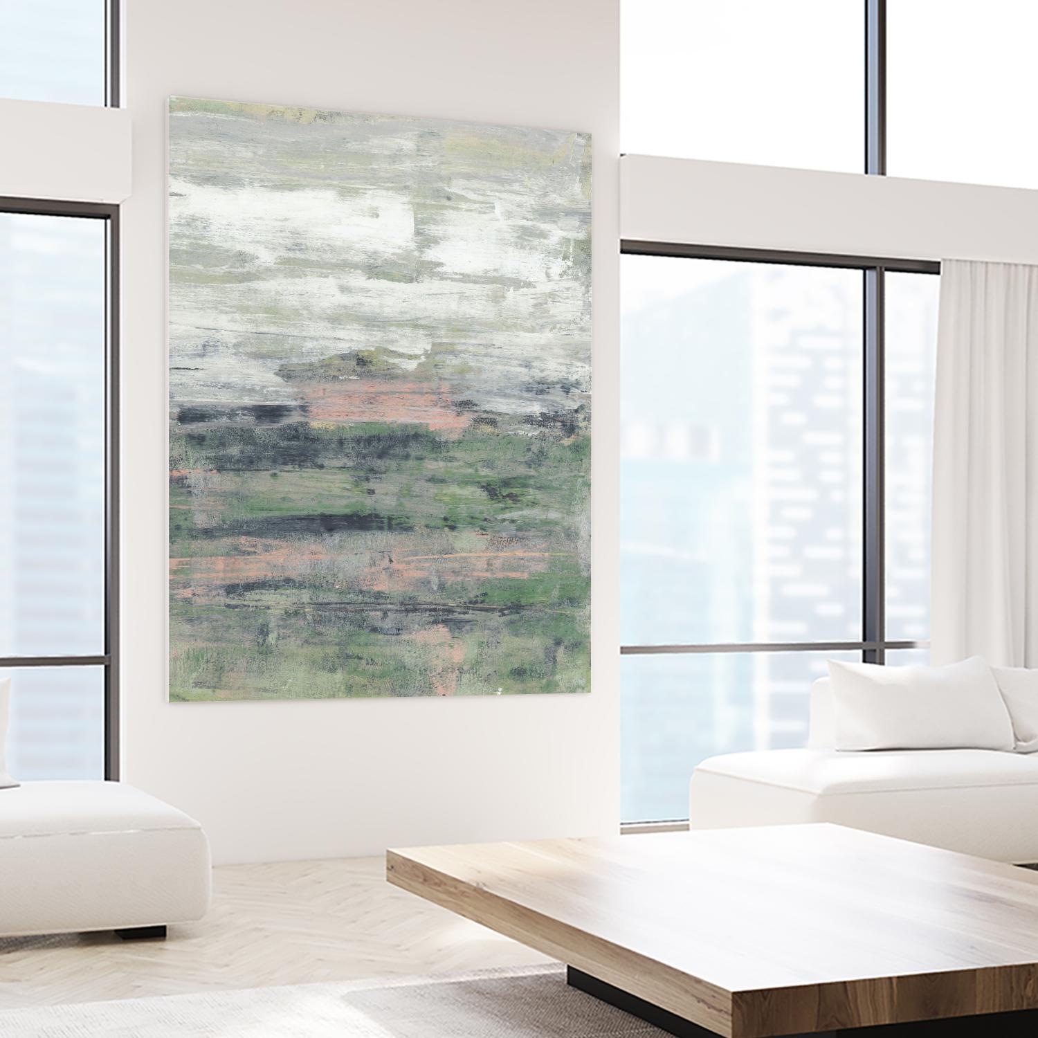 Paynes Blush II by Jennifer Goldberger on GIANT ART - abstract