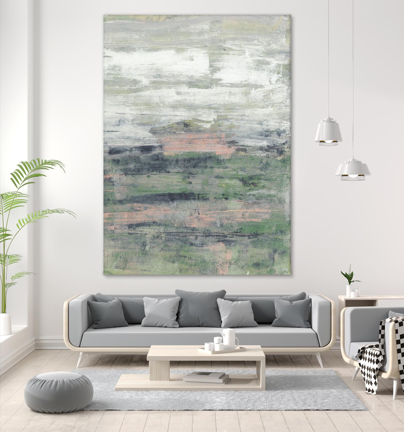 Paynes Blush II by Jennifer Goldberger on GIANT ART - abstract