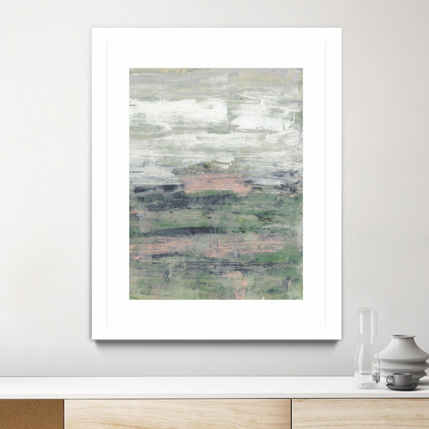 Paynes Blush II by Jennifer Goldberger on GIANT ART - abstract