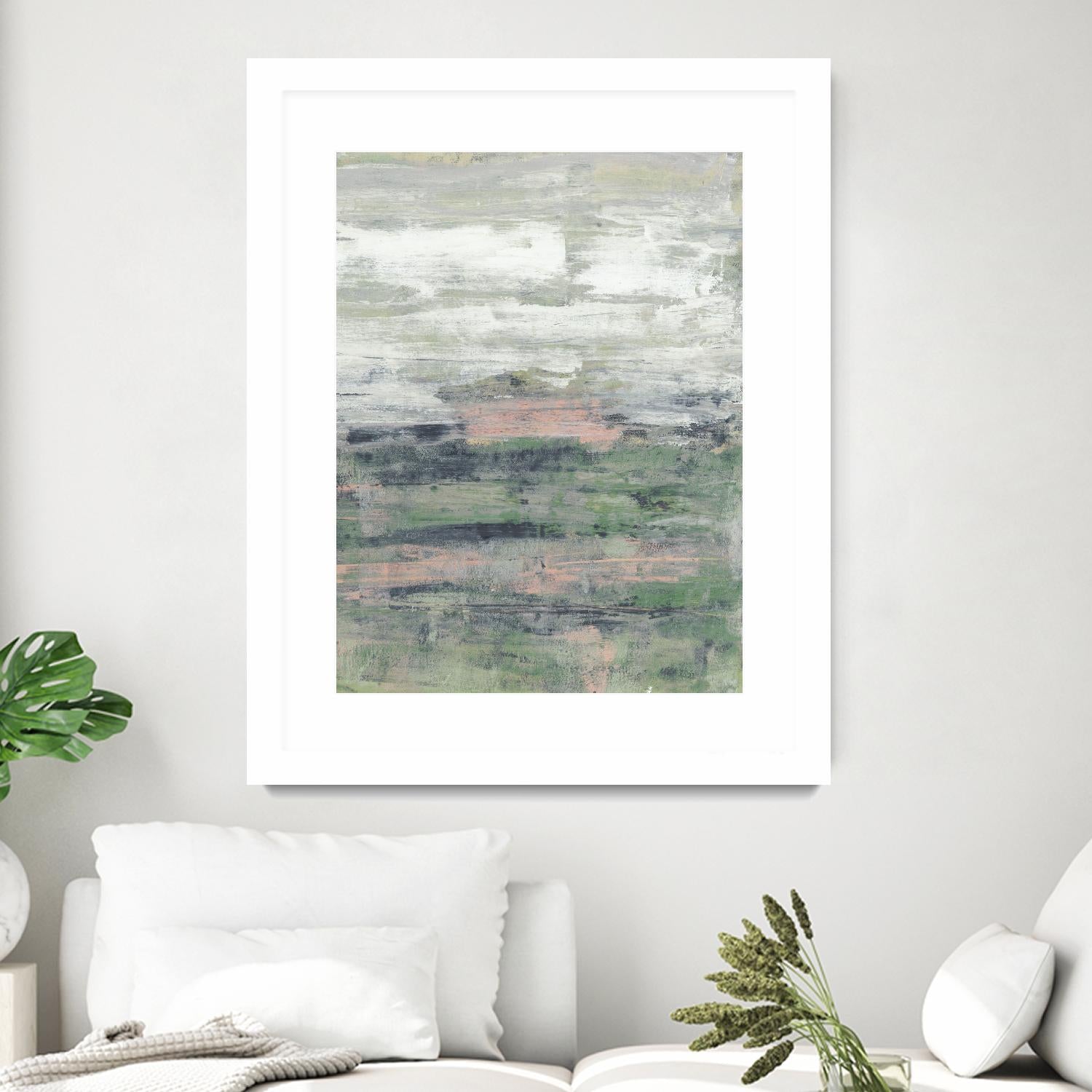 Paynes Blush II by Jennifer Goldberger on GIANT ART - abstract