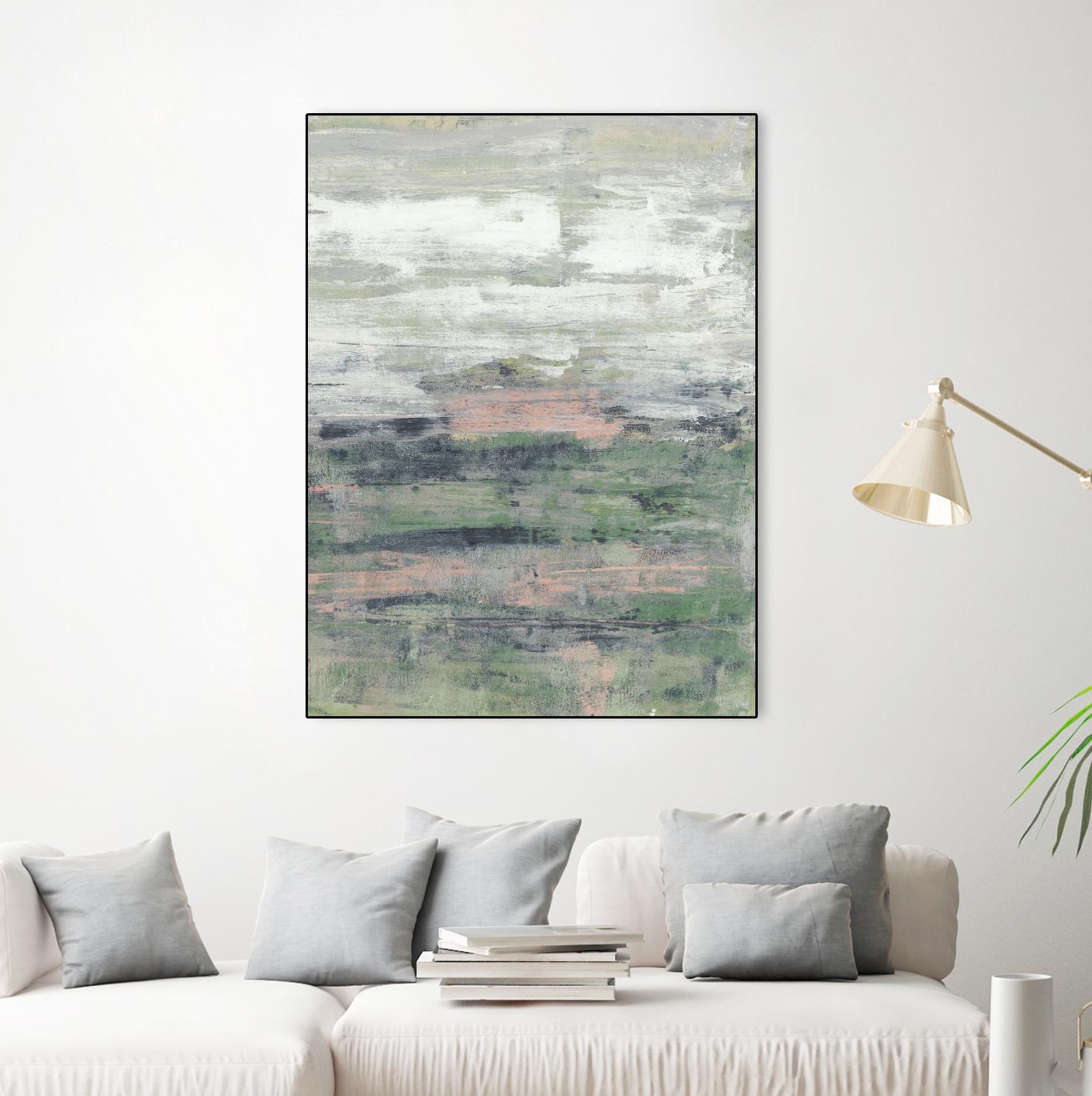 Paynes Blush II by Jennifer Goldberger on GIANT ART - abstract