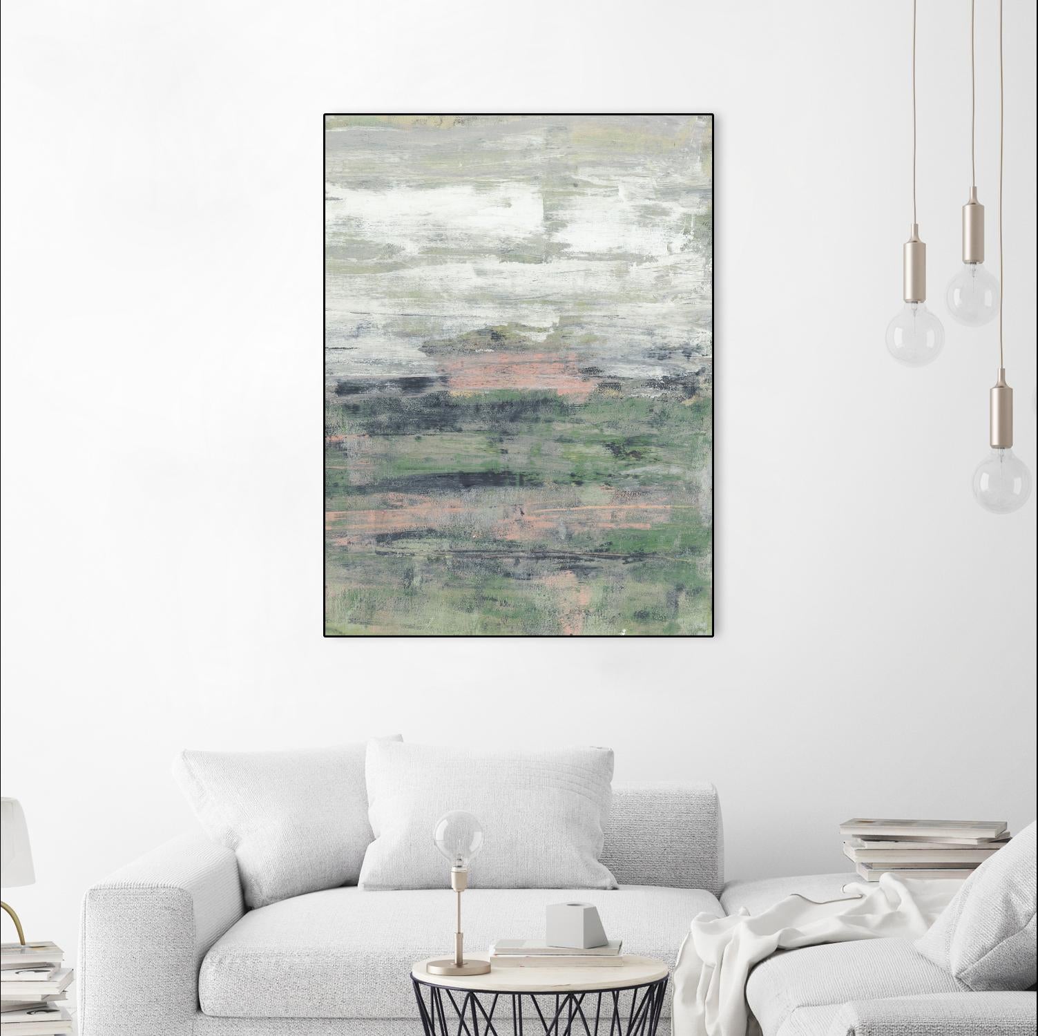 Paynes Blush II by Jennifer Goldberger on GIANT ART - abstract