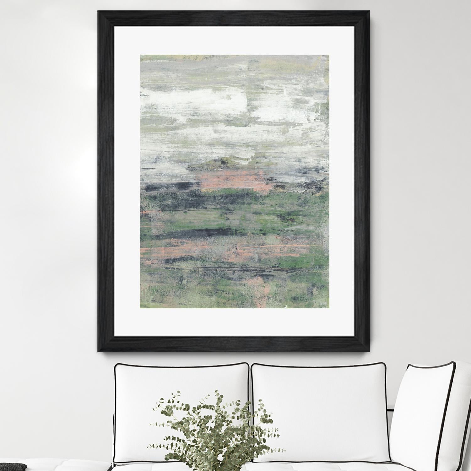 Paynes Blush II by Jennifer Goldberger on GIANT ART - abstract