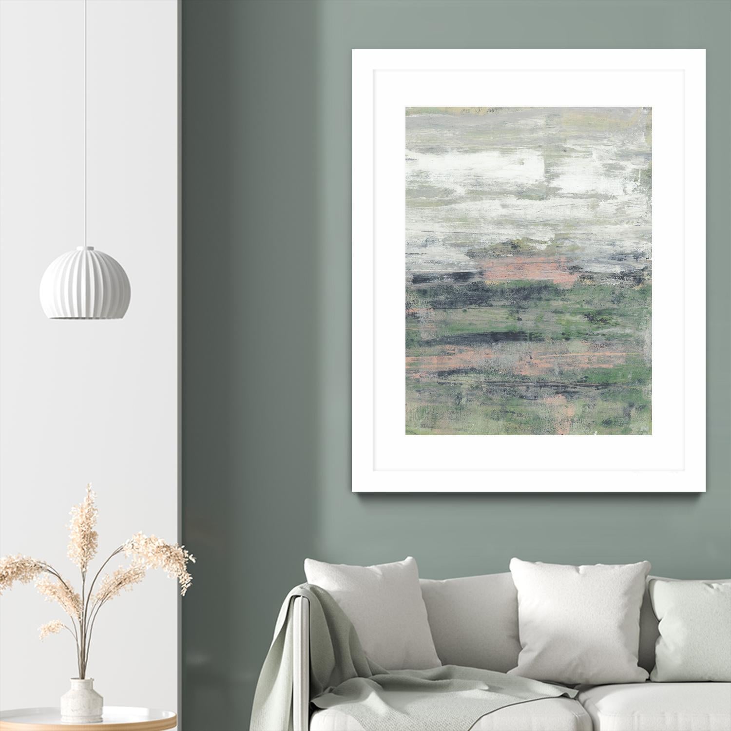 Paynes Blush II by Jennifer Goldberger on GIANT ART - abstract