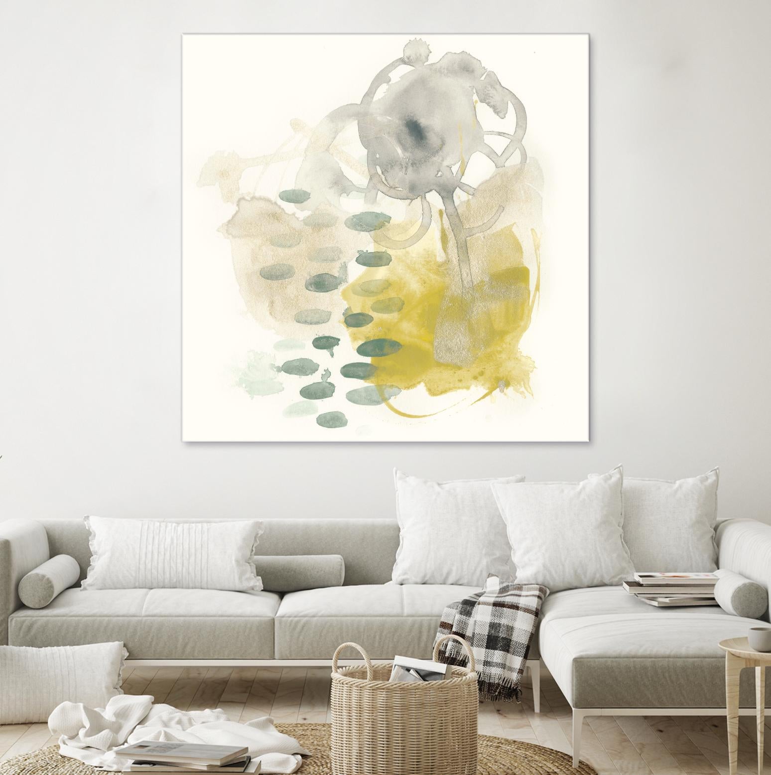 Apex Formula III by June Erica Vess on GIANT ART - yellow abstract