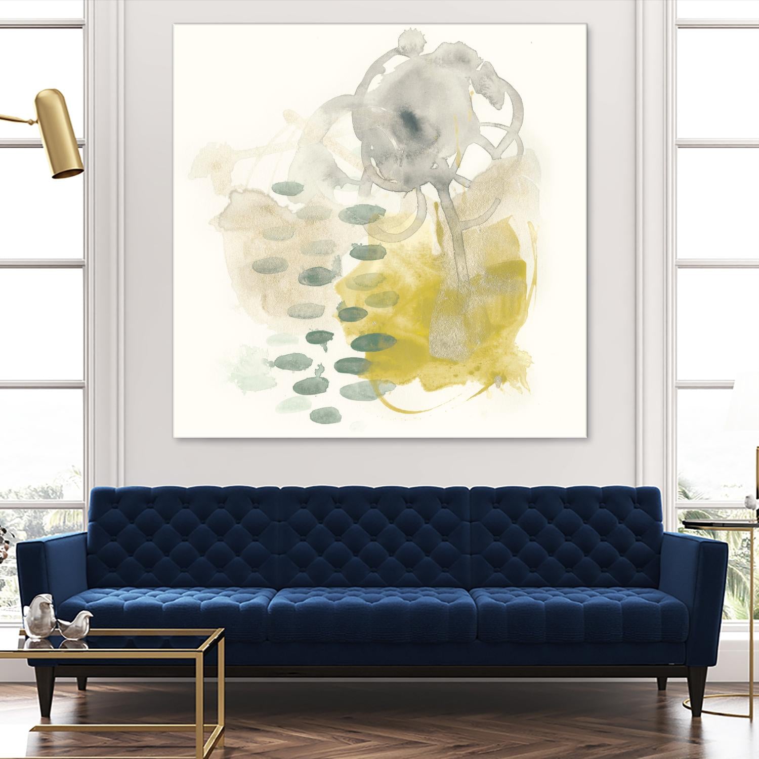 Apex Formula III by June Erica Vess on GIANT ART - yellow abstract