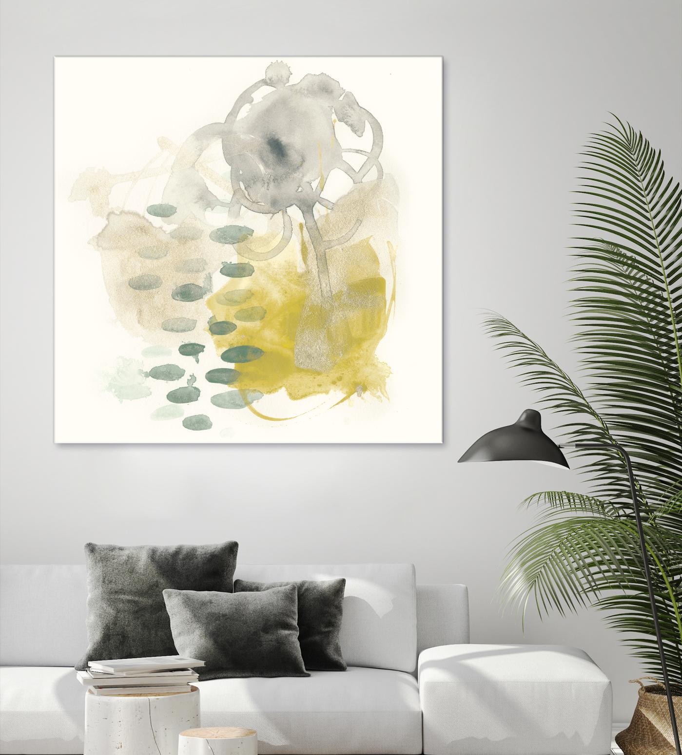 Apex Formula III by June Erica Vess on GIANT ART - yellow abstract