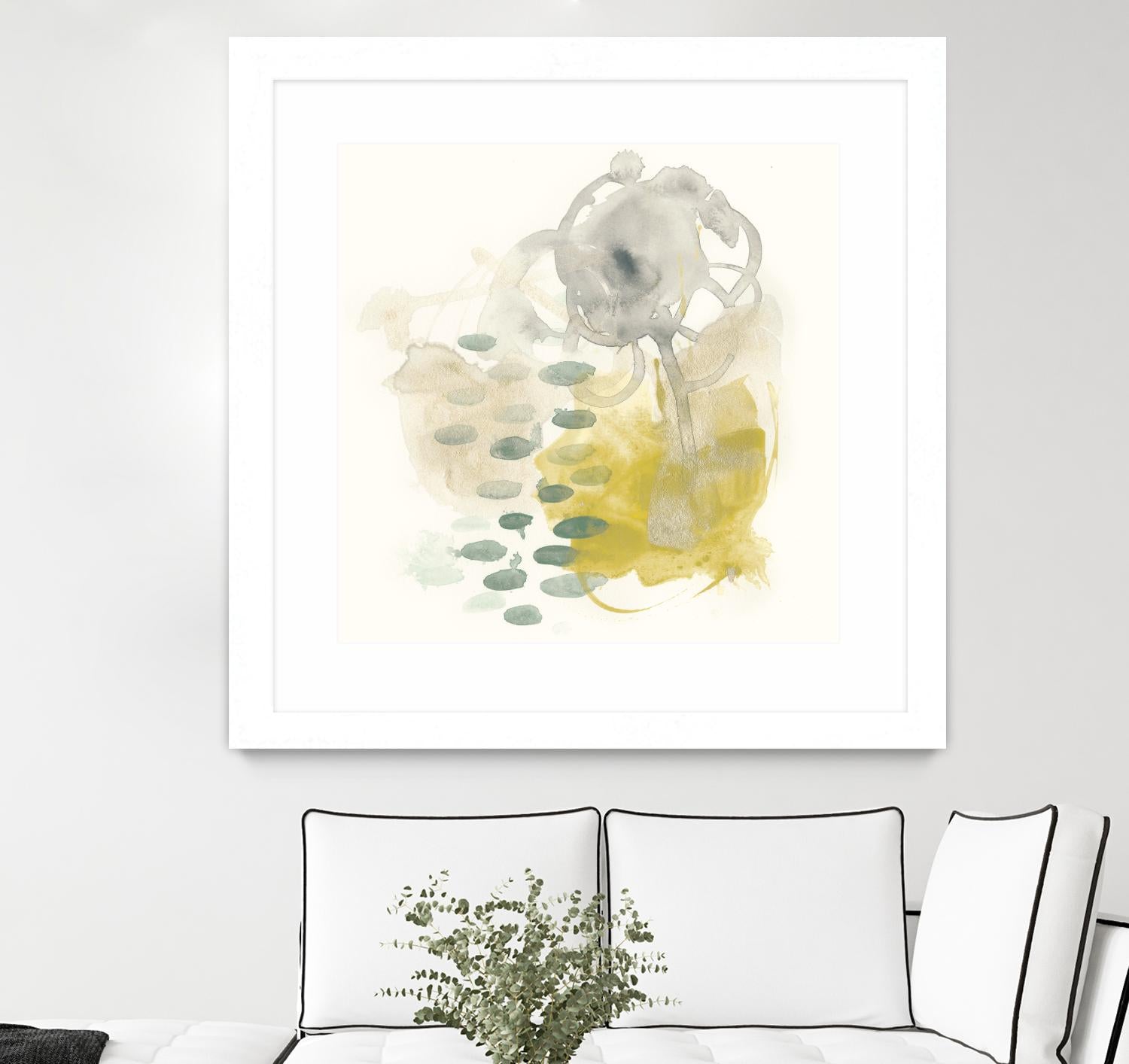 Apex Formula III by June Erica Vess on GIANT ART - yellow abstract