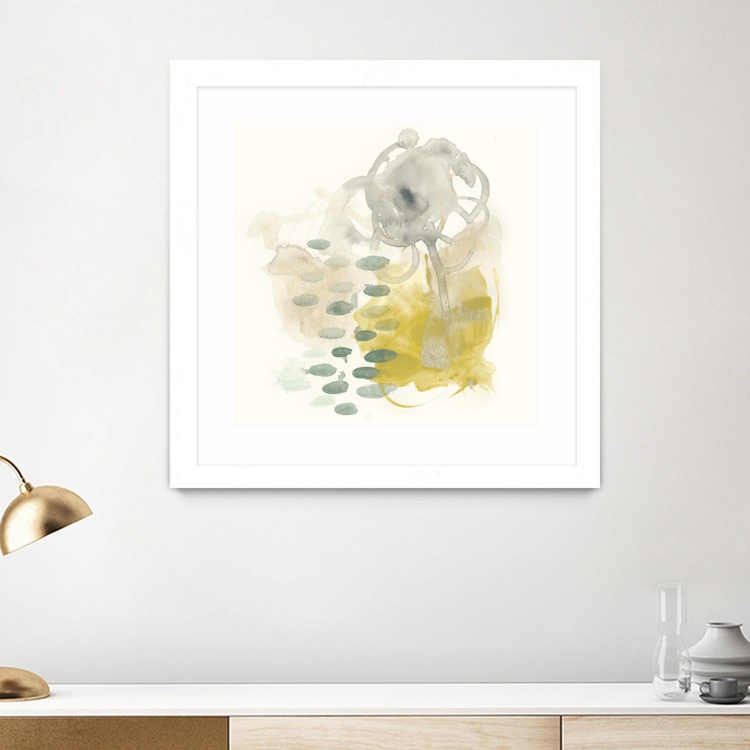 Apex Formula III by June Erica Vess on GIANT ART - yellow abstract