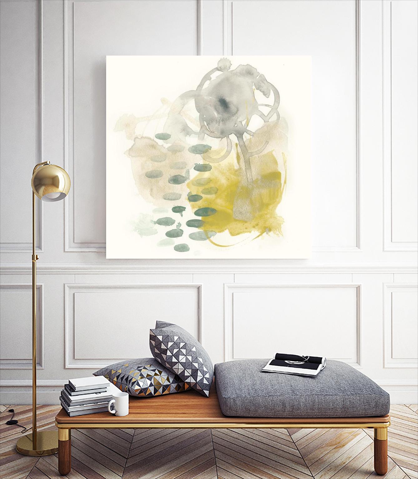 Apex Formula III by June Erica Vess on GIANT ART - yellow abstract