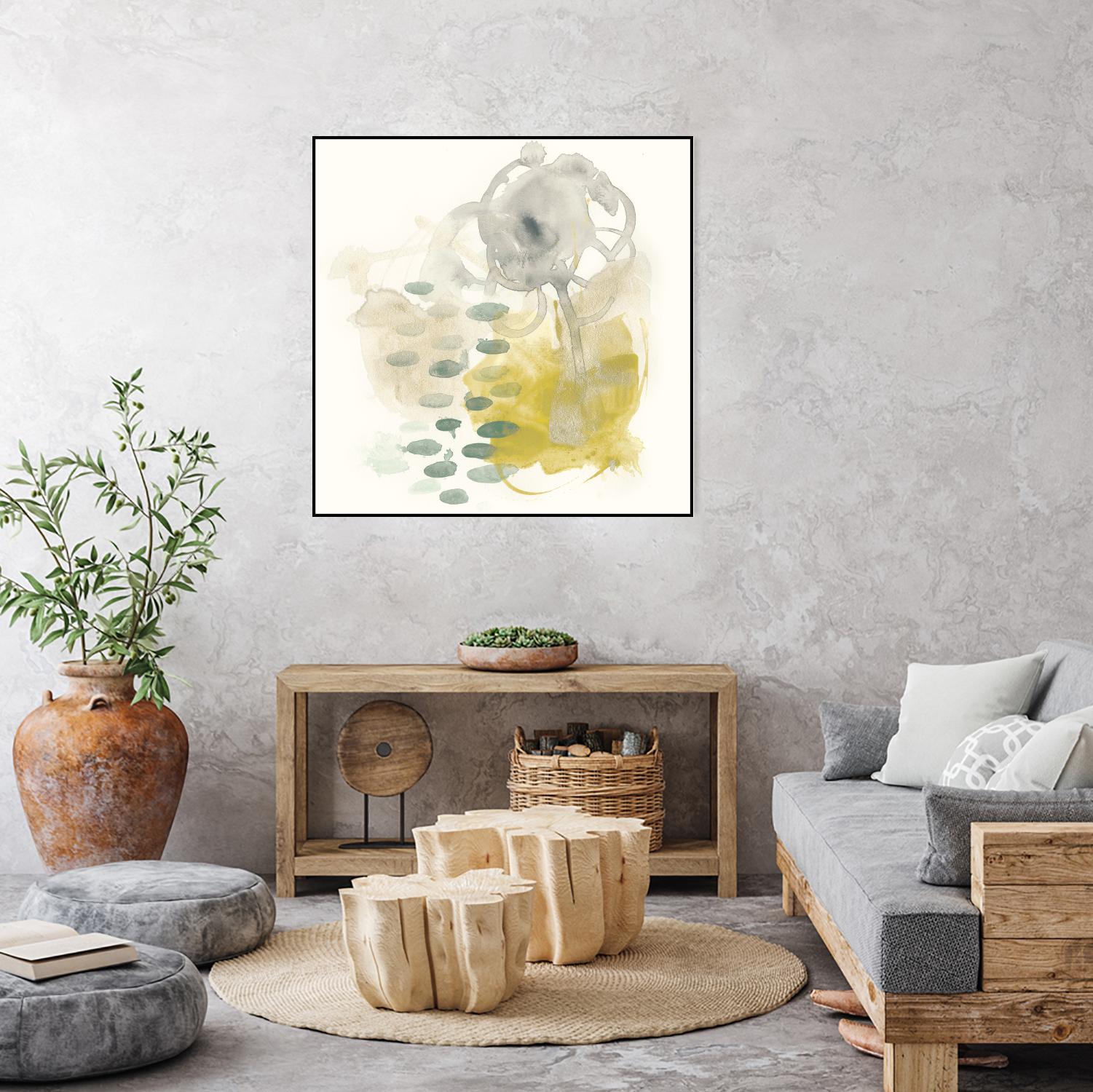 Apex Formula III by June Erica Vess on GIANT ART - yellow abstract