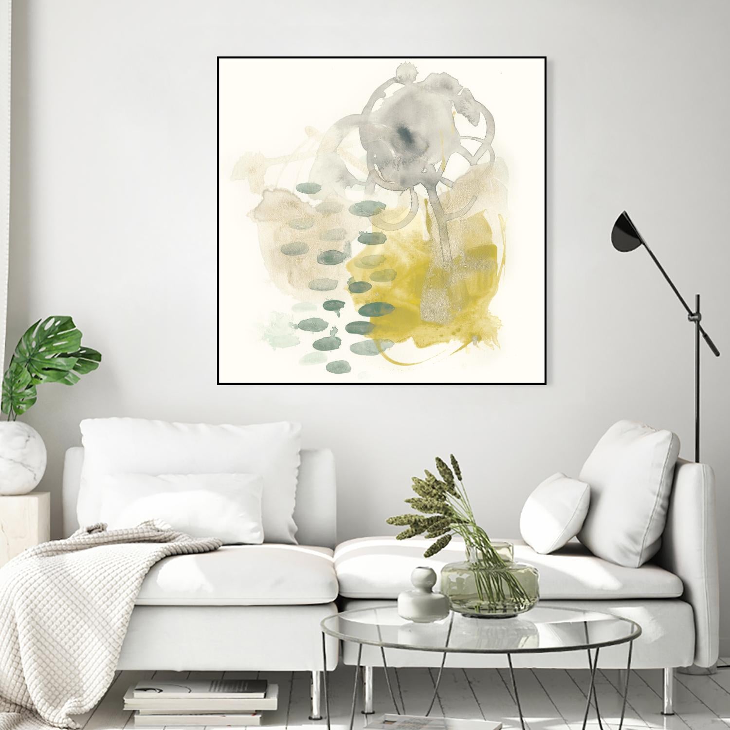 Apex Formula III by June Erica Vess on GIANT ART - yellow abstract