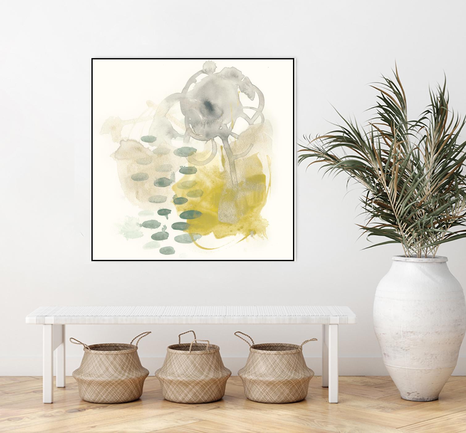 Apex Formula III by June Erica Vess on GIANT ART - yellow abstract
