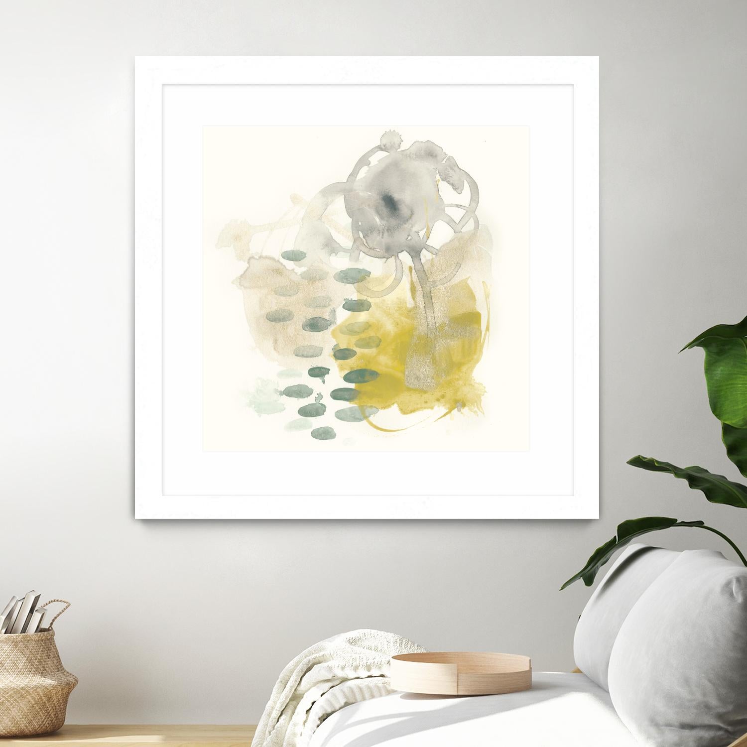 Apex Formula III by June Erica Vess on GIANT ART - yellow abstract