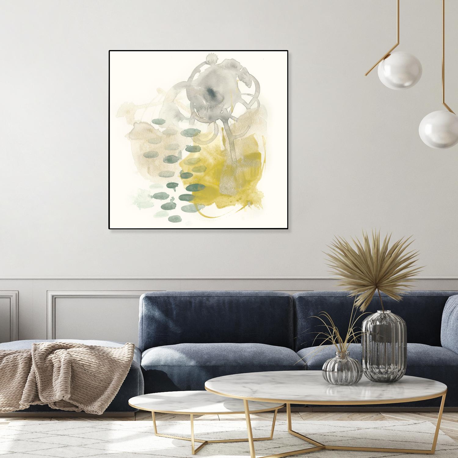 Apex Formula III by June Erica Vess on GIANT ART - yellow abstract